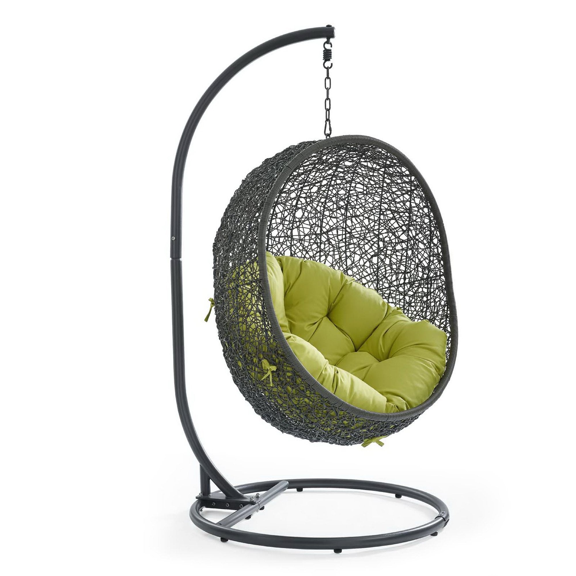 Modway Hide Outdoor Patio Swing Chair With Stand