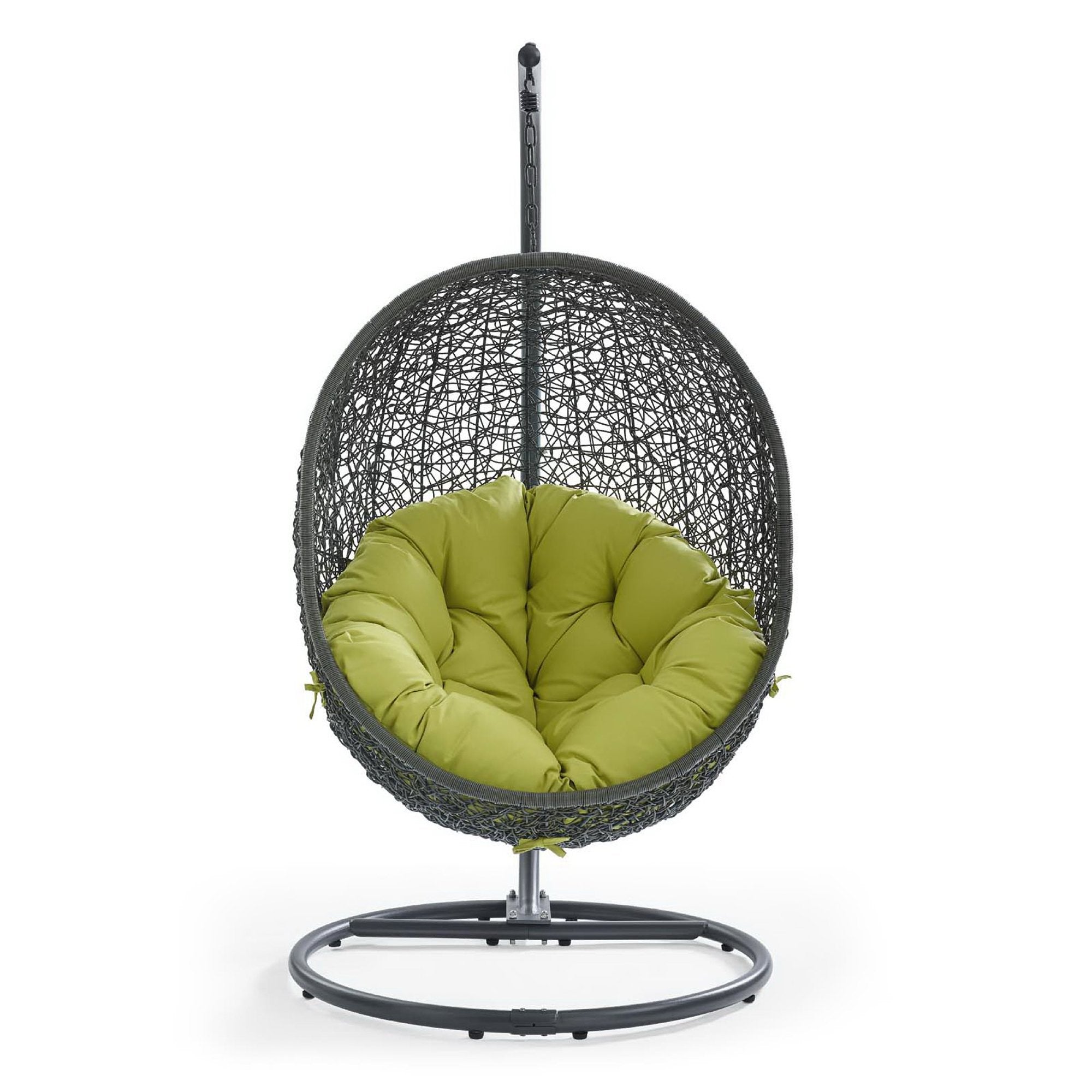 Modway Hide Outdoor Patio Swing Chair With Stand