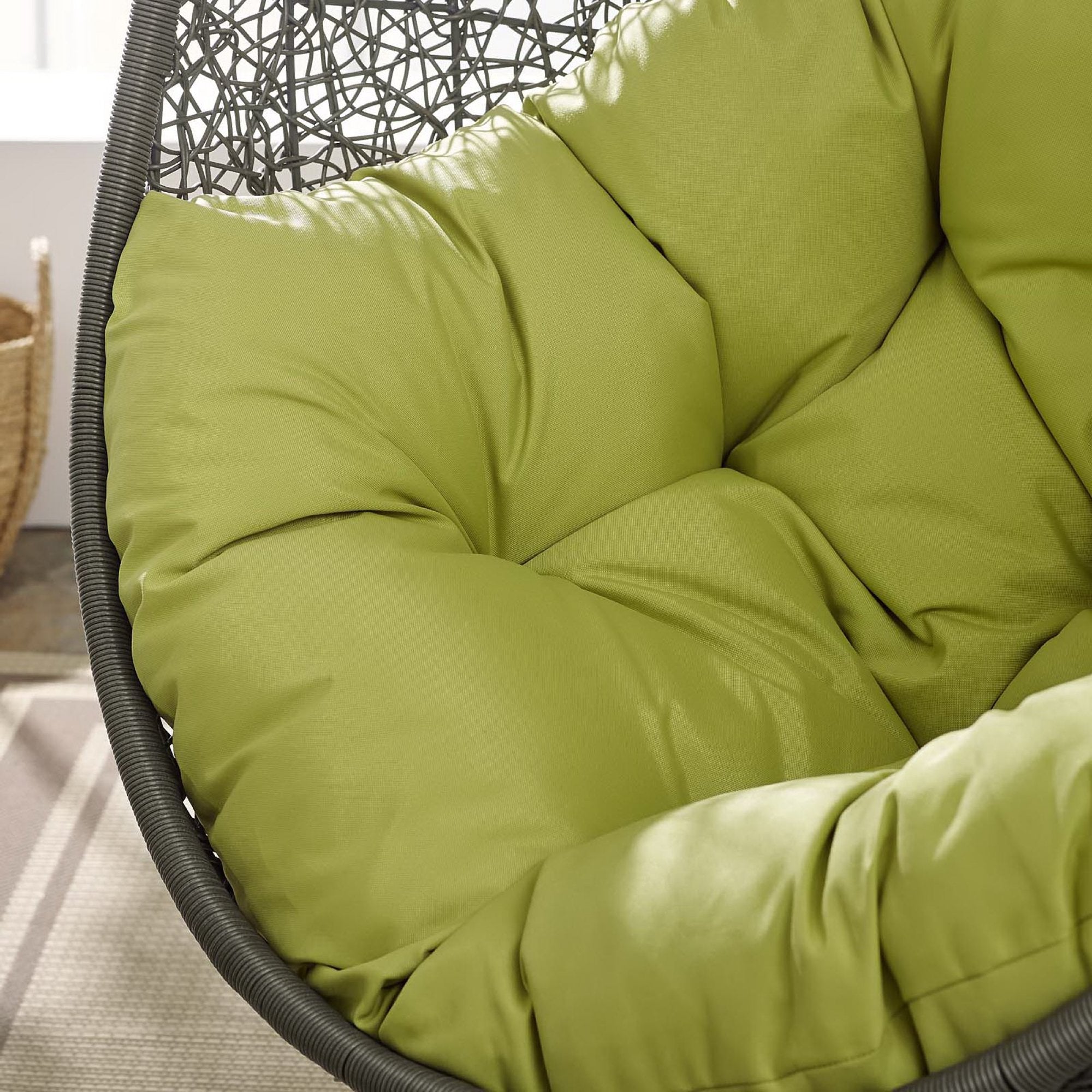 Modway Hide Outdoor Patio Swing Chair With Stand