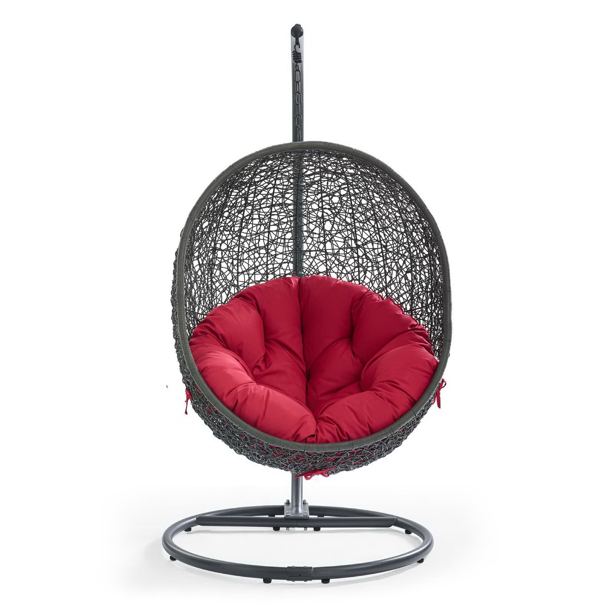 Modway Hide Outdoor Patio Swing Chair With Stand