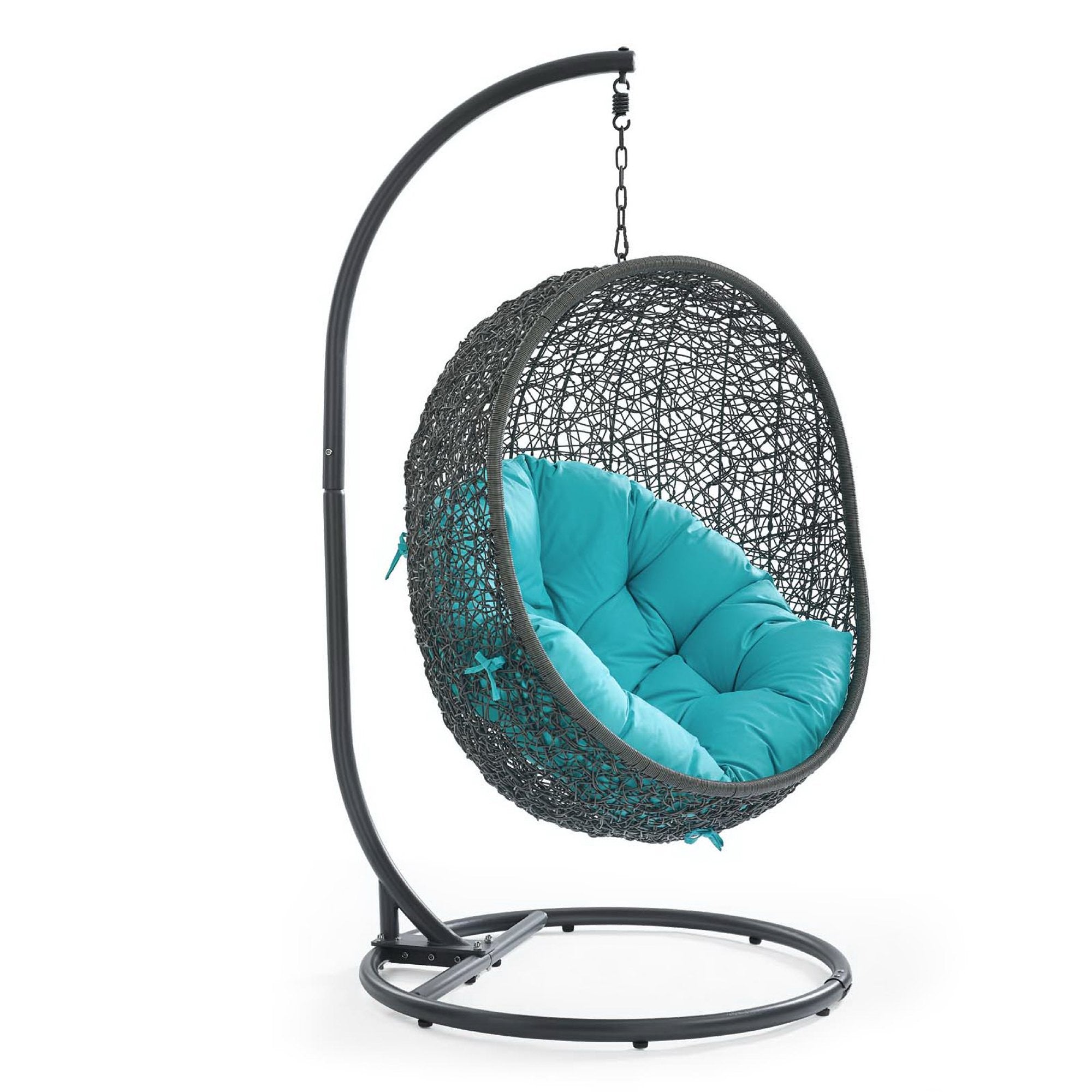 Modway Hide Outdoor Patio Swing Chair With Stand