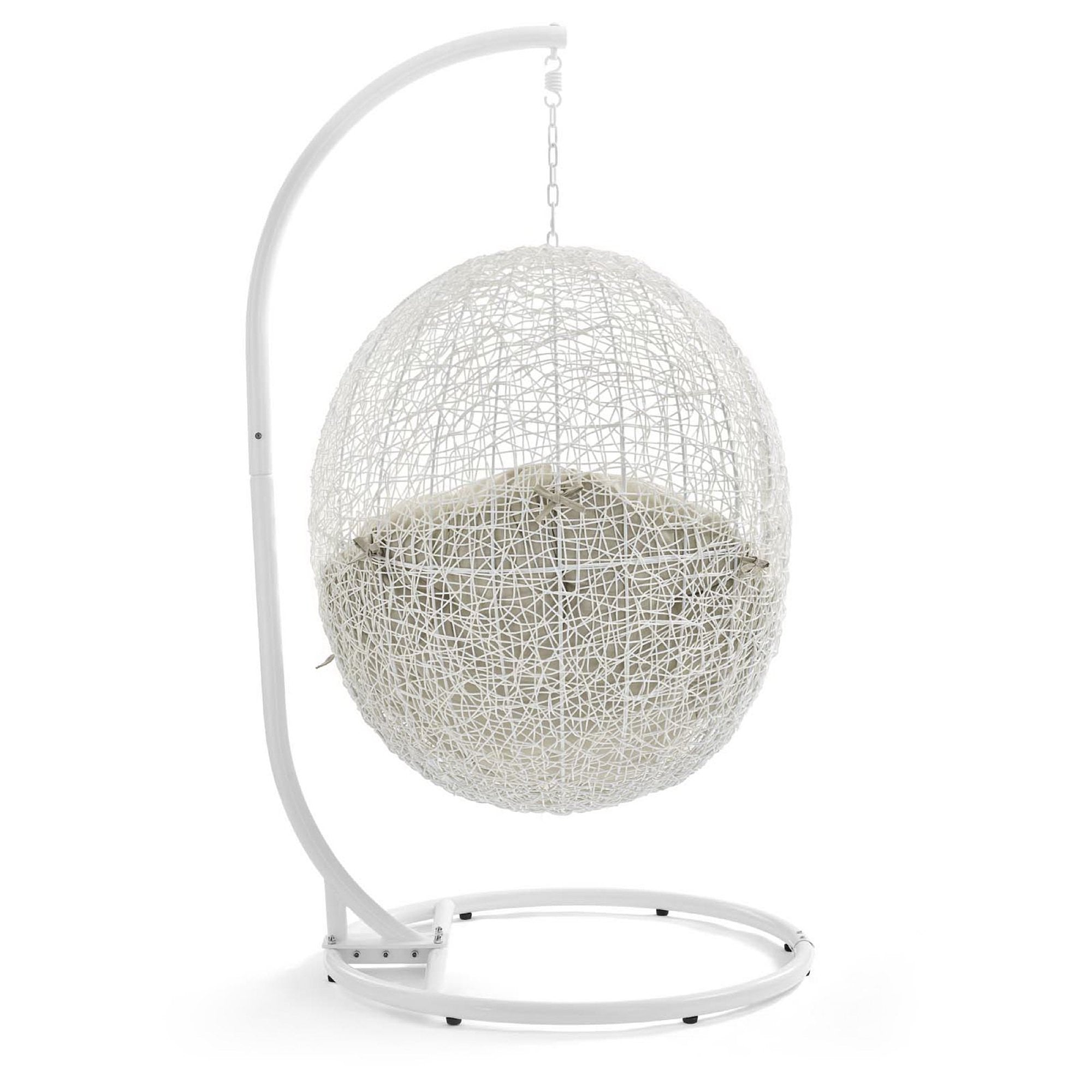 Modway Hide Outdoor Patio Swing Chair With Stand