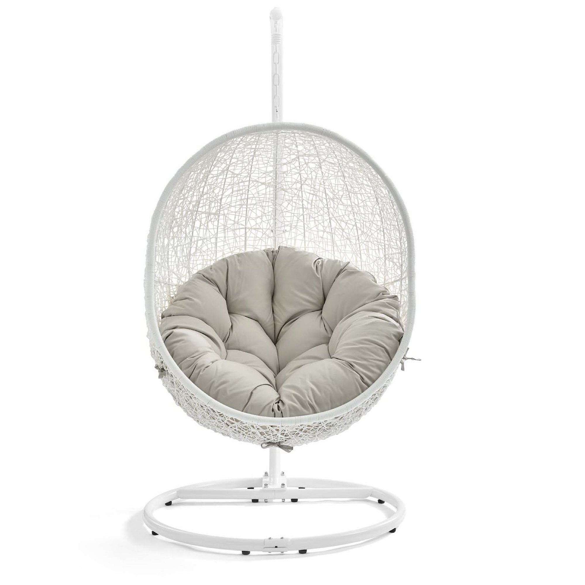 Modway Hide Outdoor Patio Swing Chair With Stand