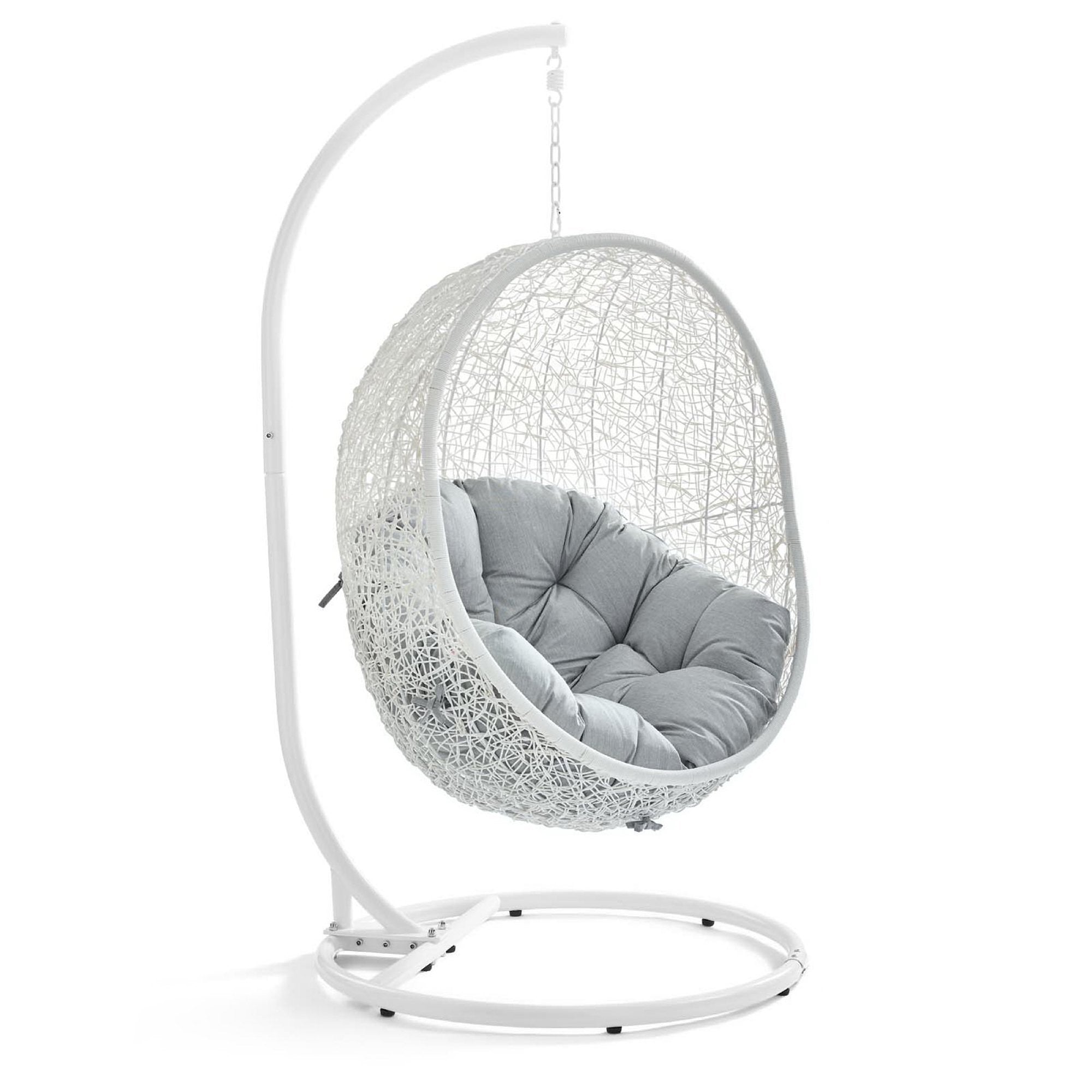Modway Hide Outdoor Patio Swing Chair With Stand