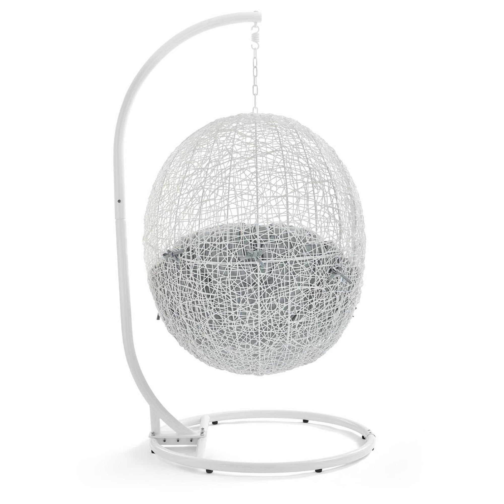 Modway Hide Outdoor Patio Swing Chair With Stand