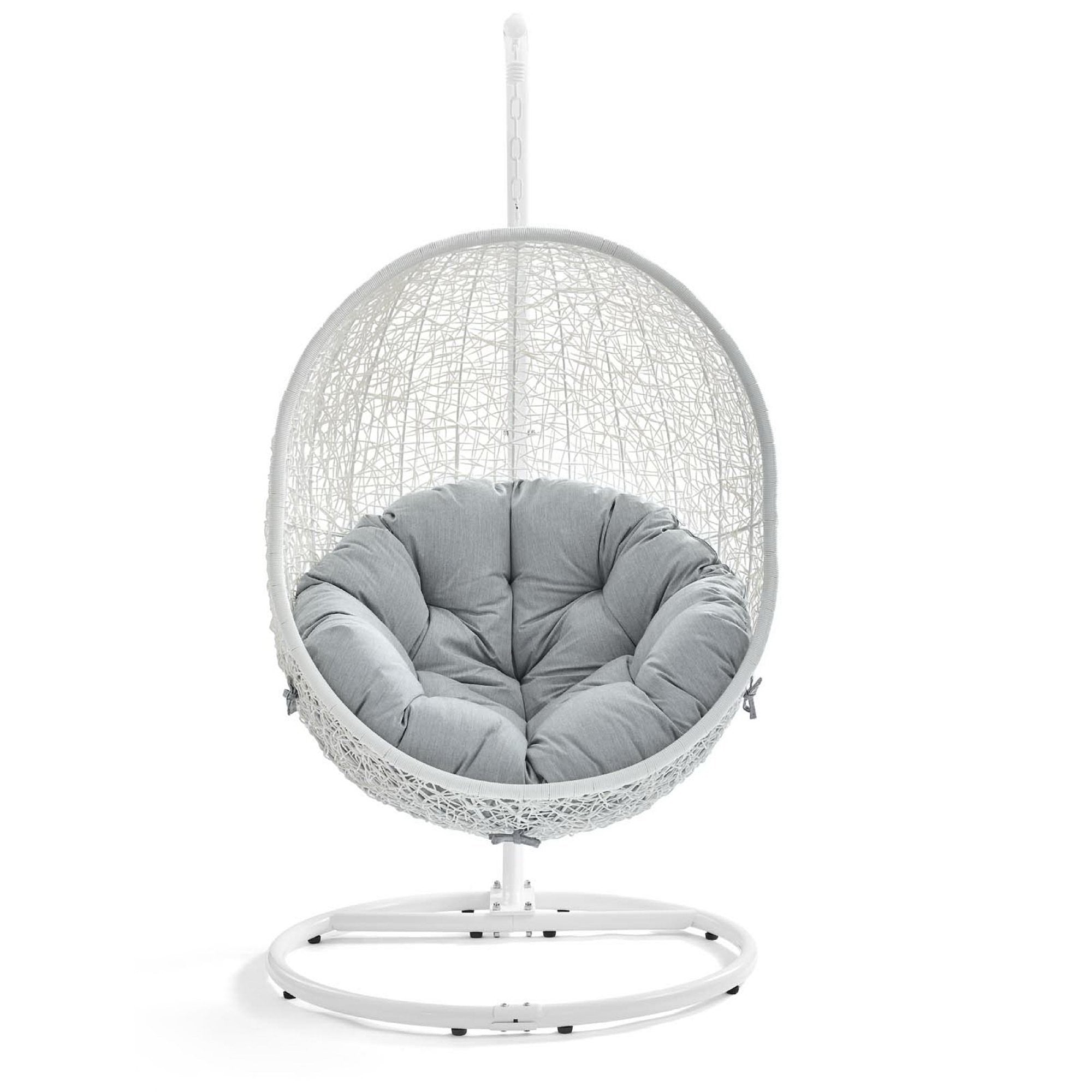 Modway Hide Outdoor Patio Swing Chair With Stand