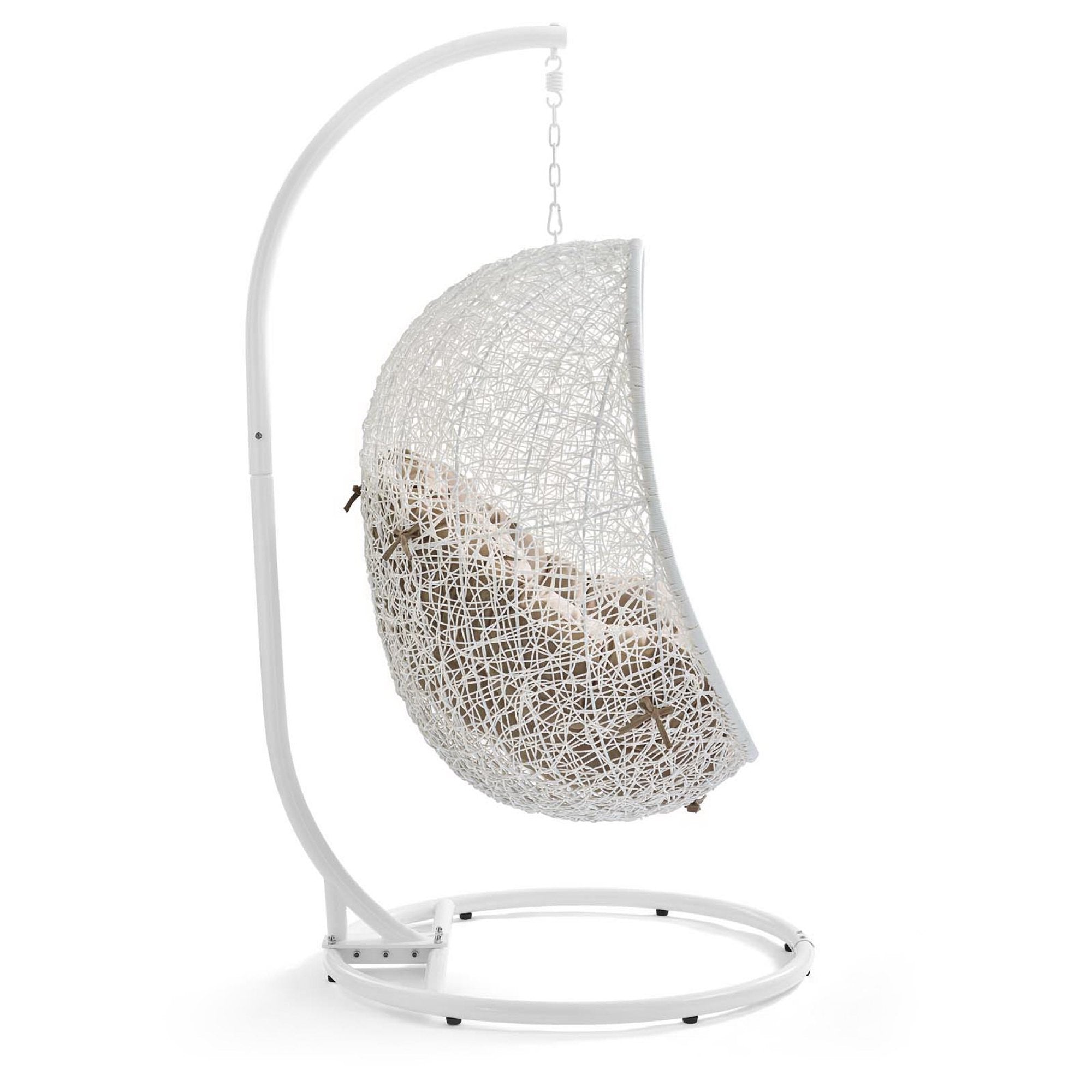 Modway Hide Outdoor Patio Swing Chair With Stand