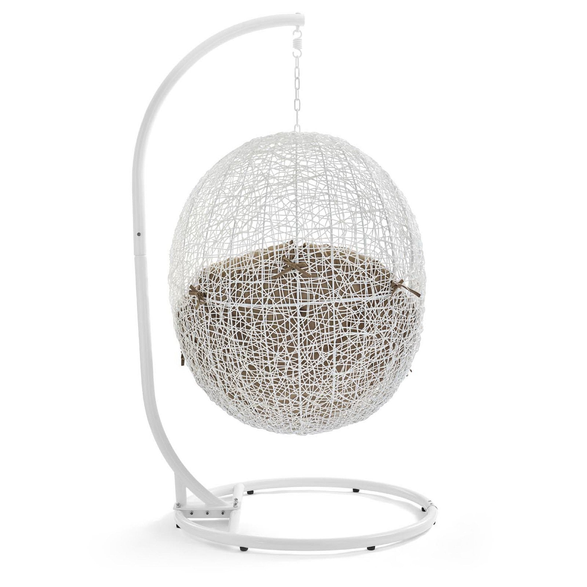 Modway Hide Outdoor Patio Swing Chair With Stand