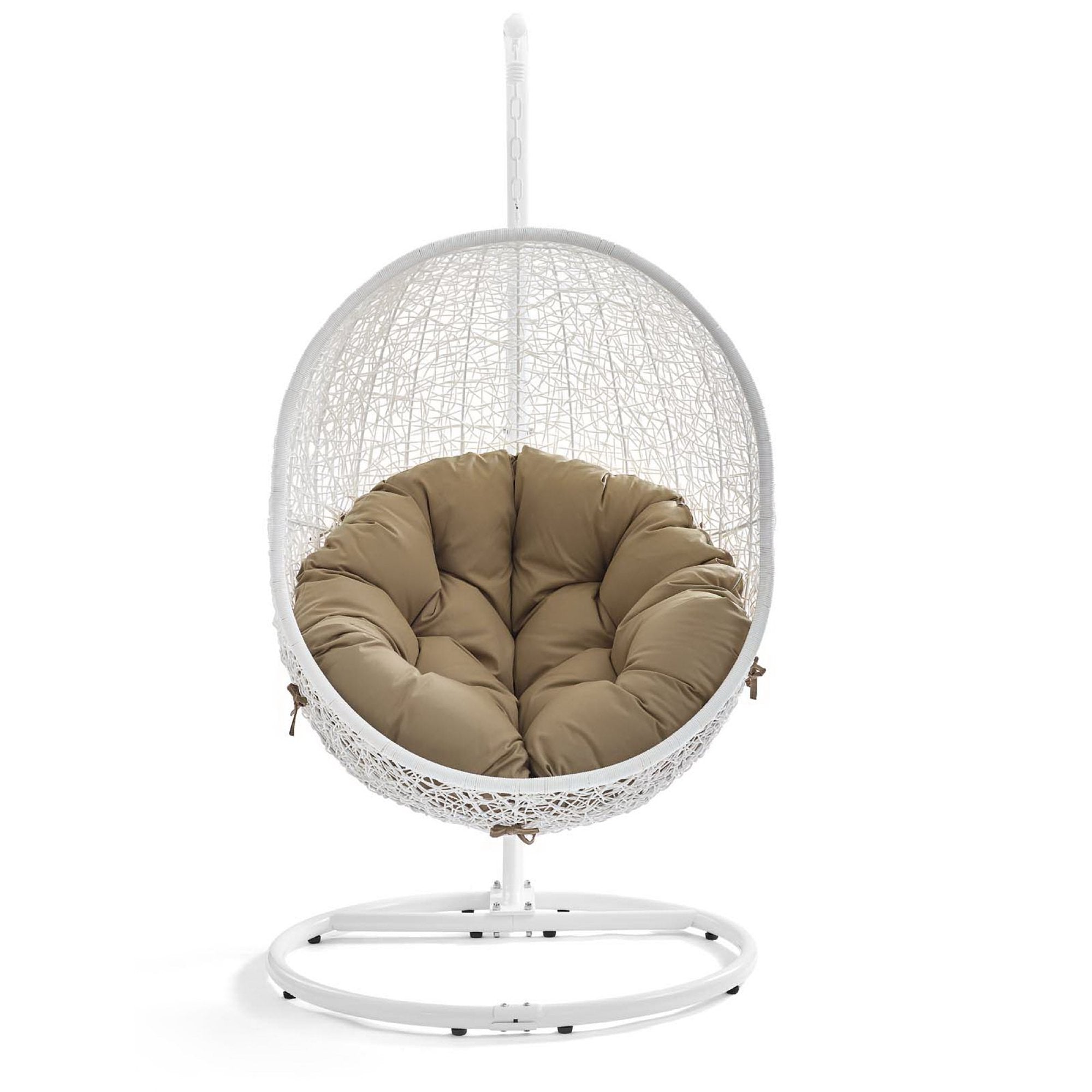 Modway Hide Outdoor Patio Swing Chair With Stand