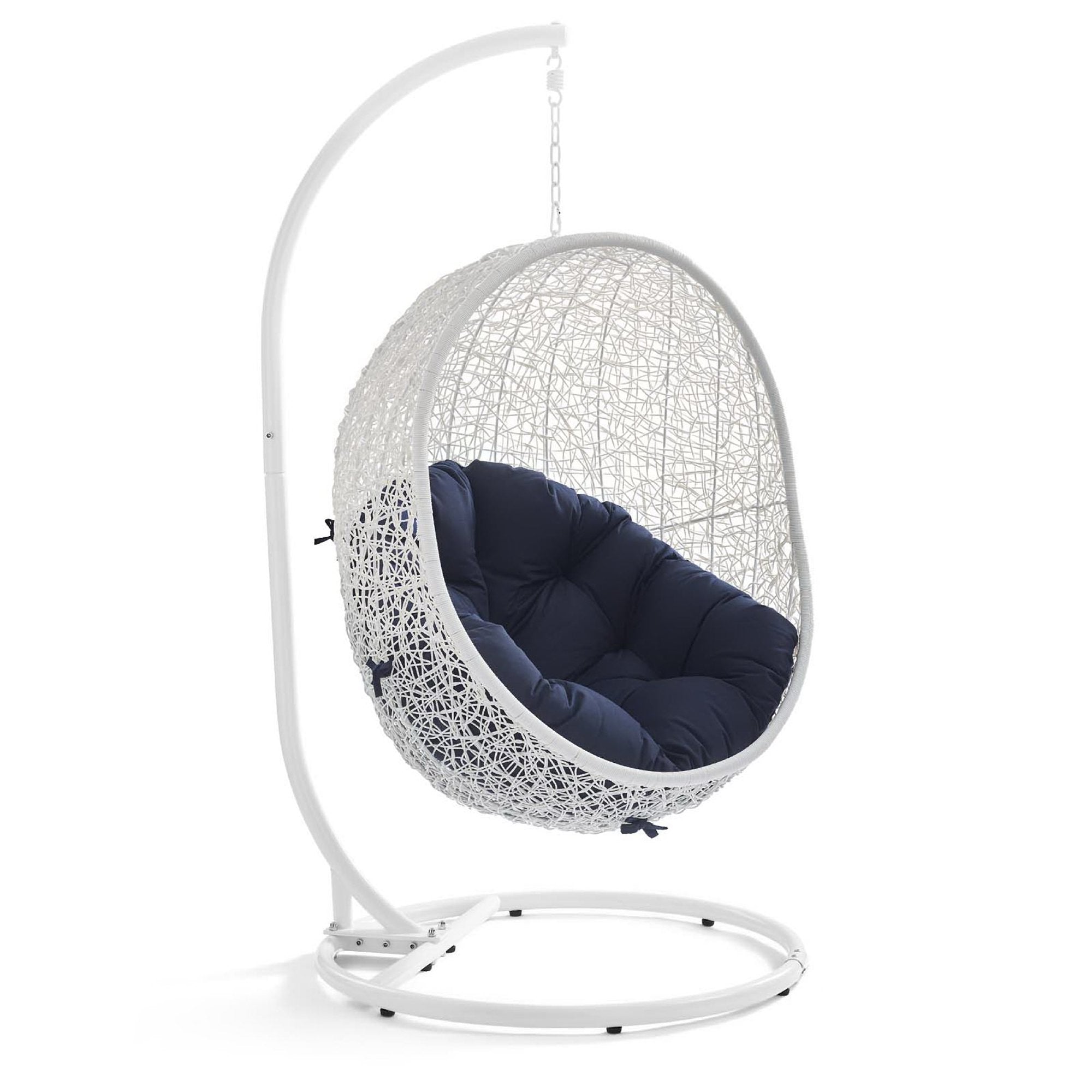 Modway Hide Outdoor Patio Swing Chair With Stand