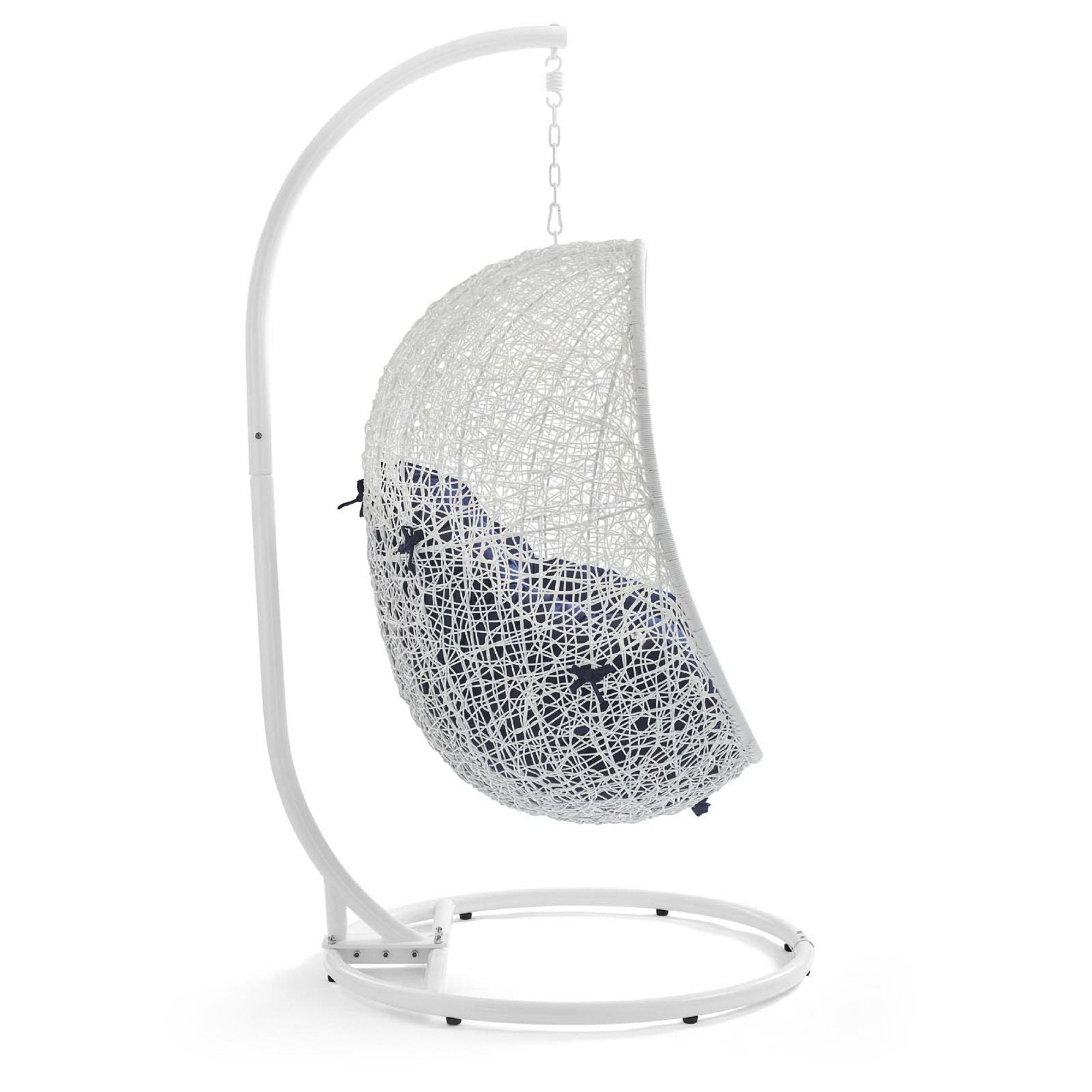 Modway Hide Outdoor Patio Swing Chair With Stand