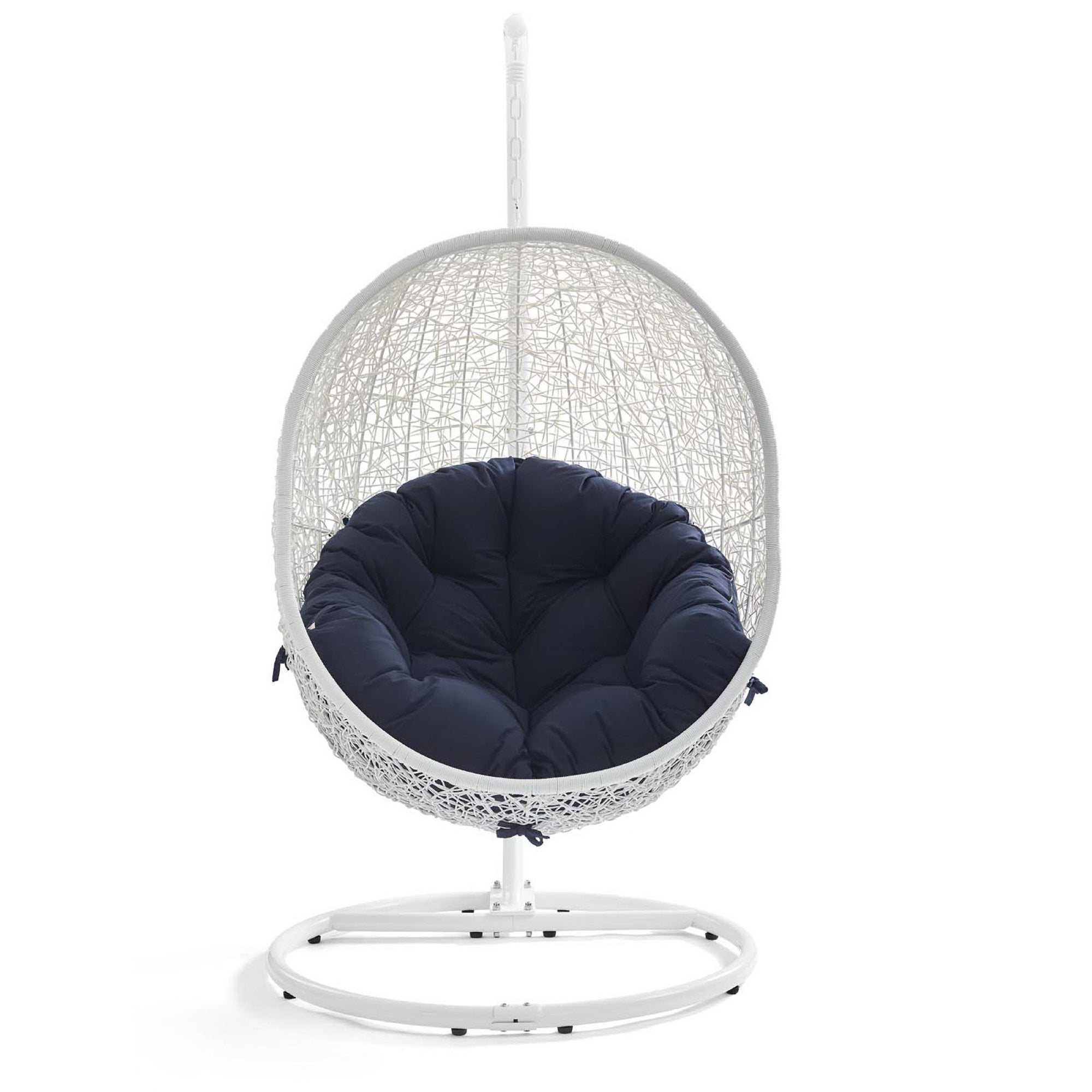 Modway Hide Outdoor Patio Swing Chair With Stand