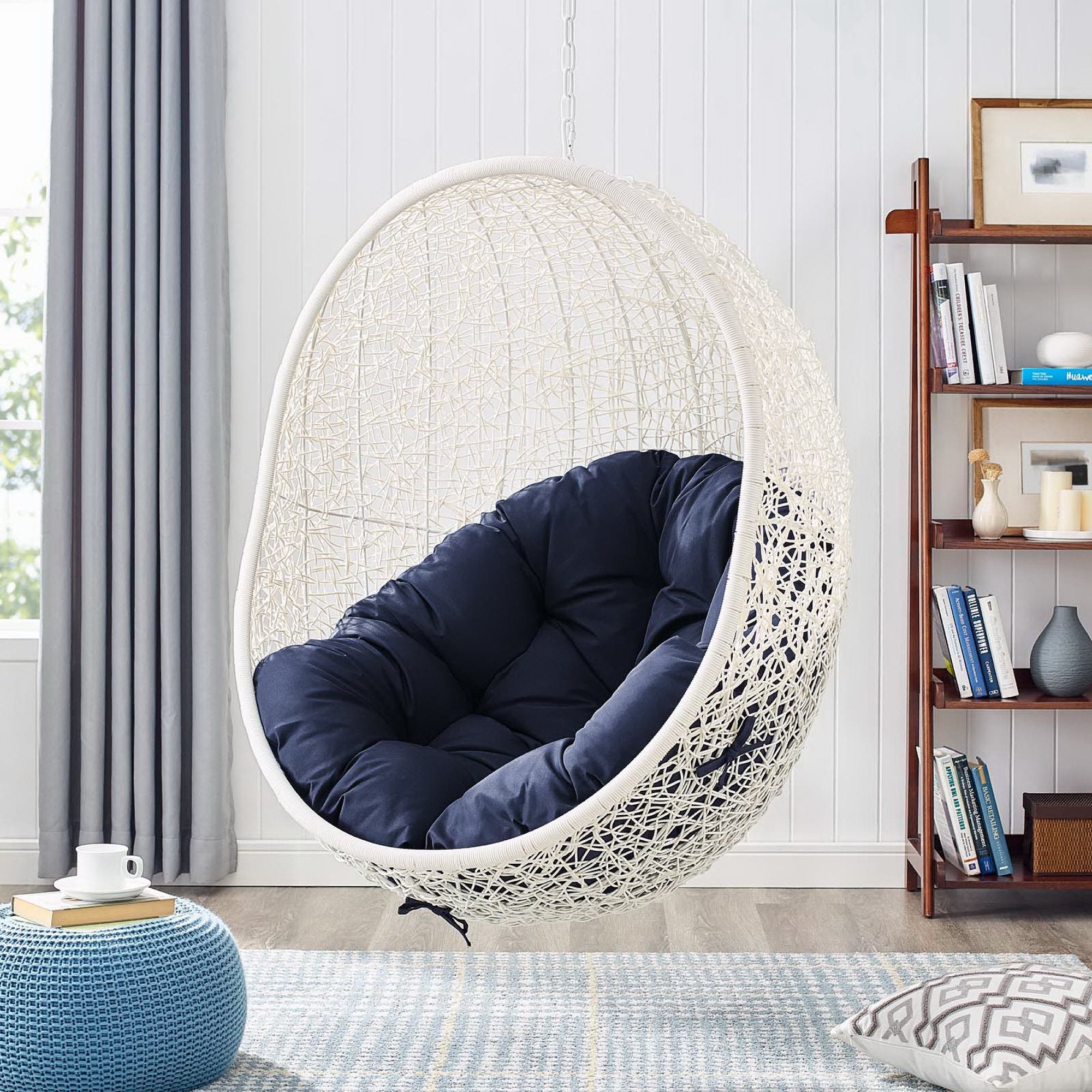 Modway Hide Outdoor Patio Swing Chair With Stand
