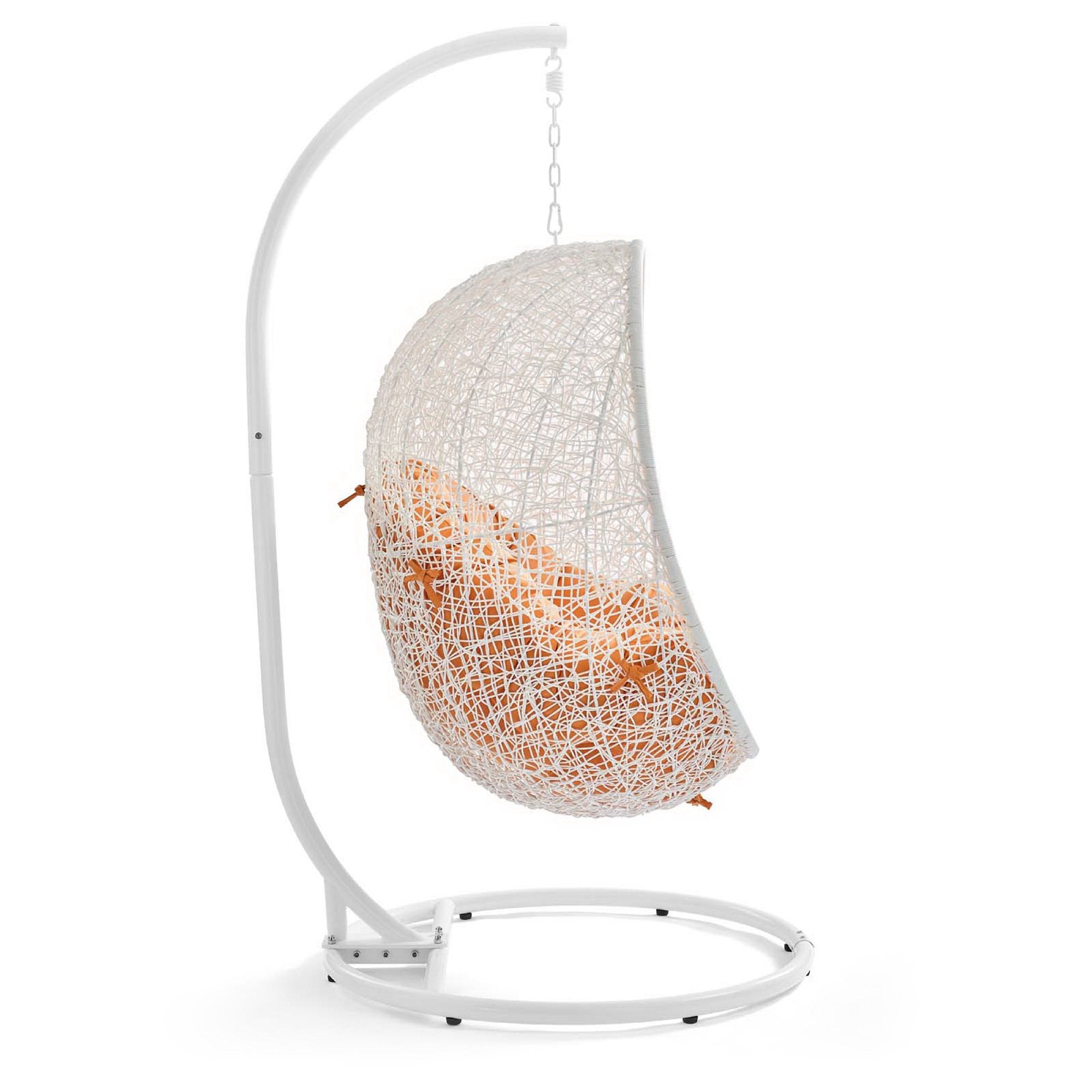 Modway Hide Outdoor Patio Swing Chair With Stand