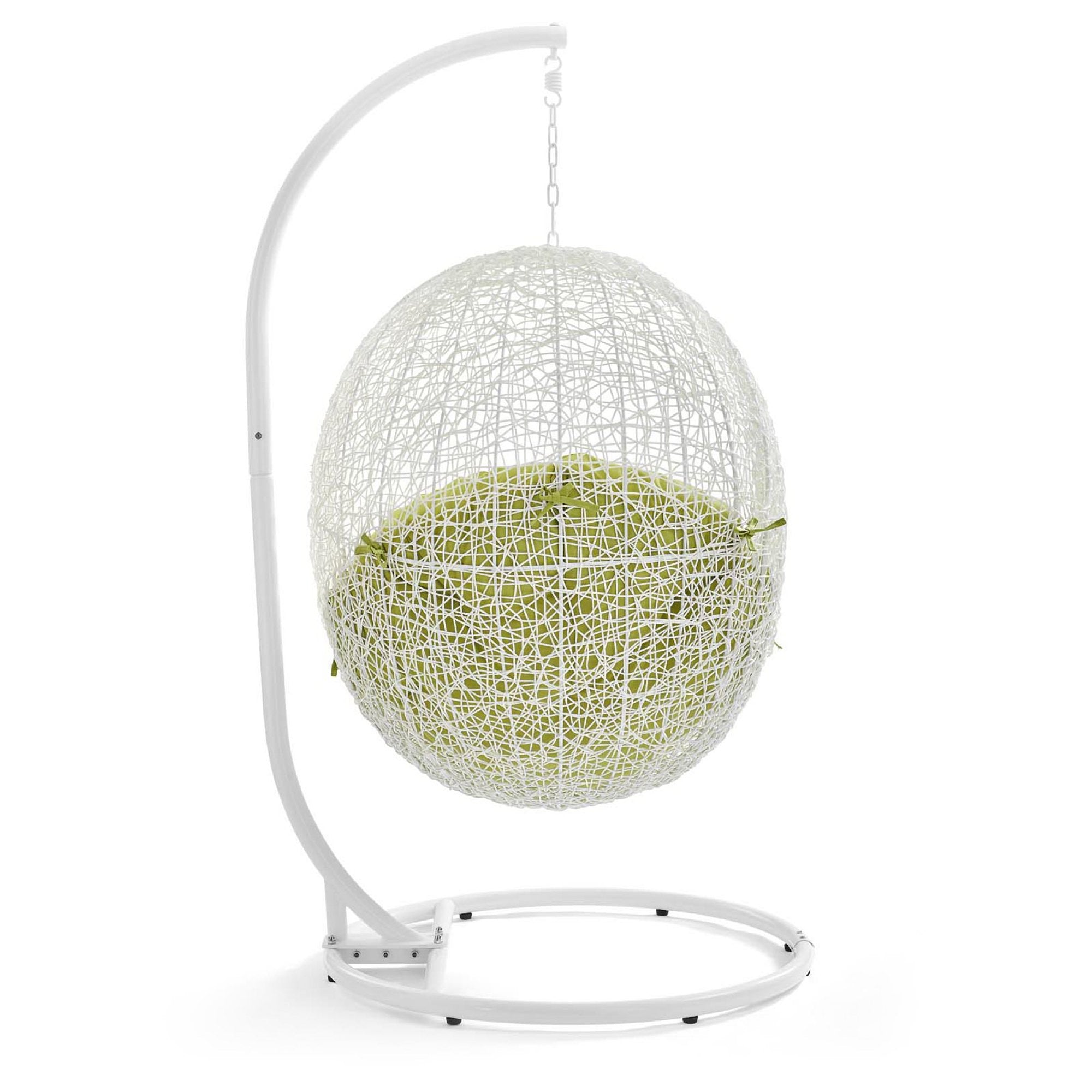 Modway Hide Outdoor Patio Swing Chair With Stand