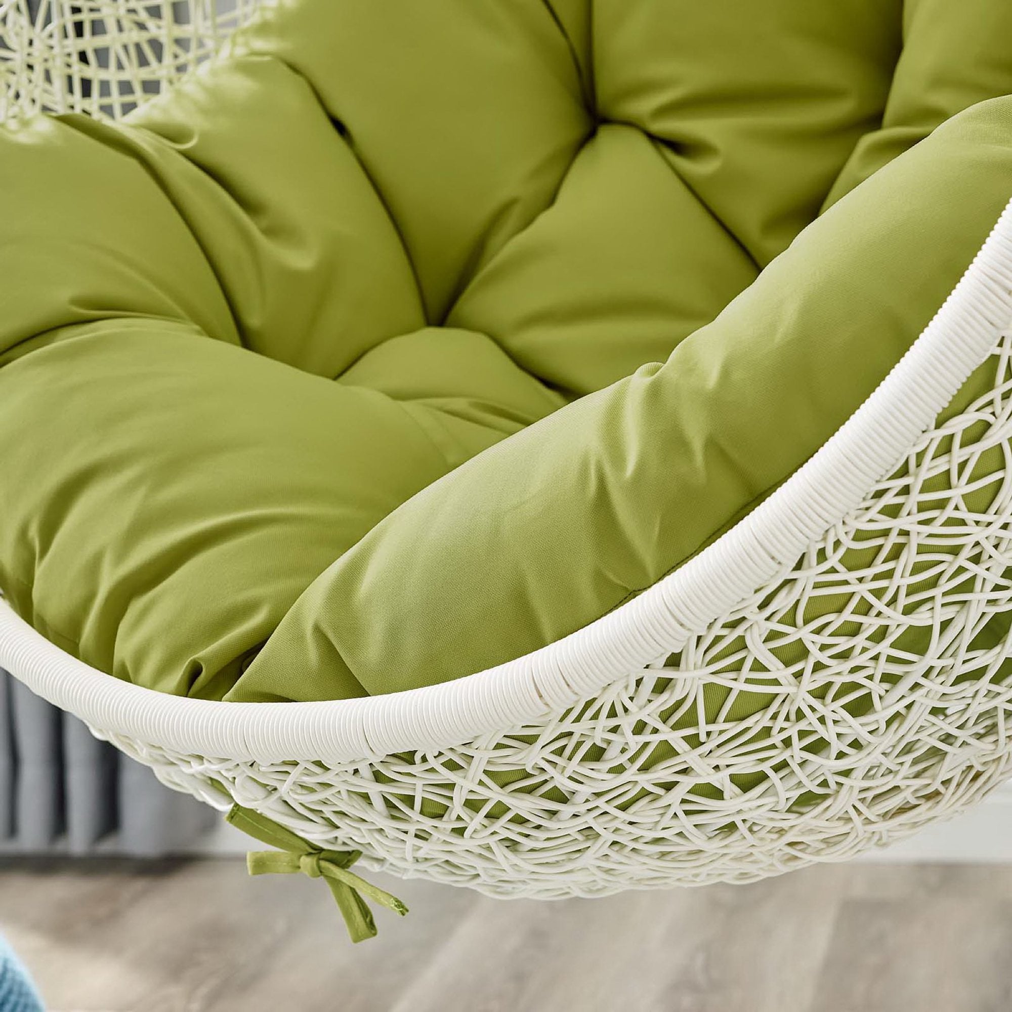 Modway Hide Outdoor Patio Swing Chair With Stand
