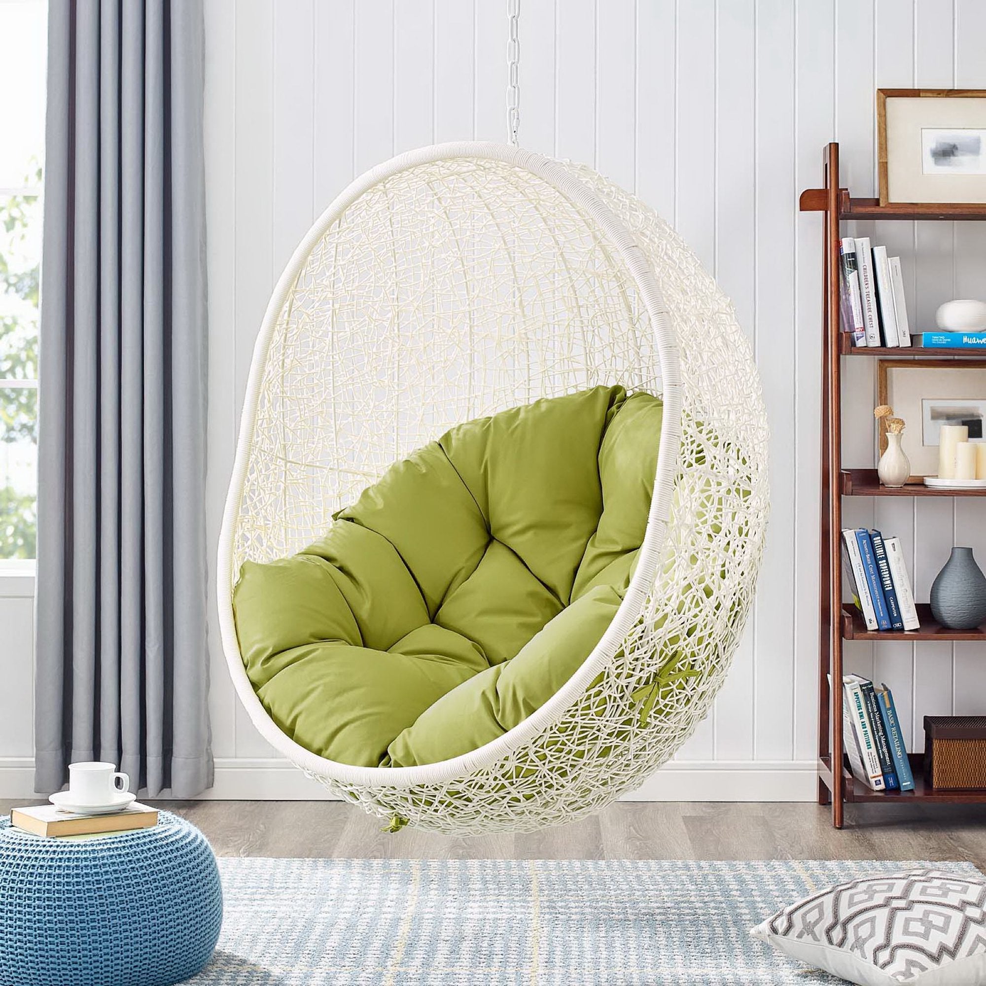 Modway Hide Outdoor Patio Swing Chair With Stand