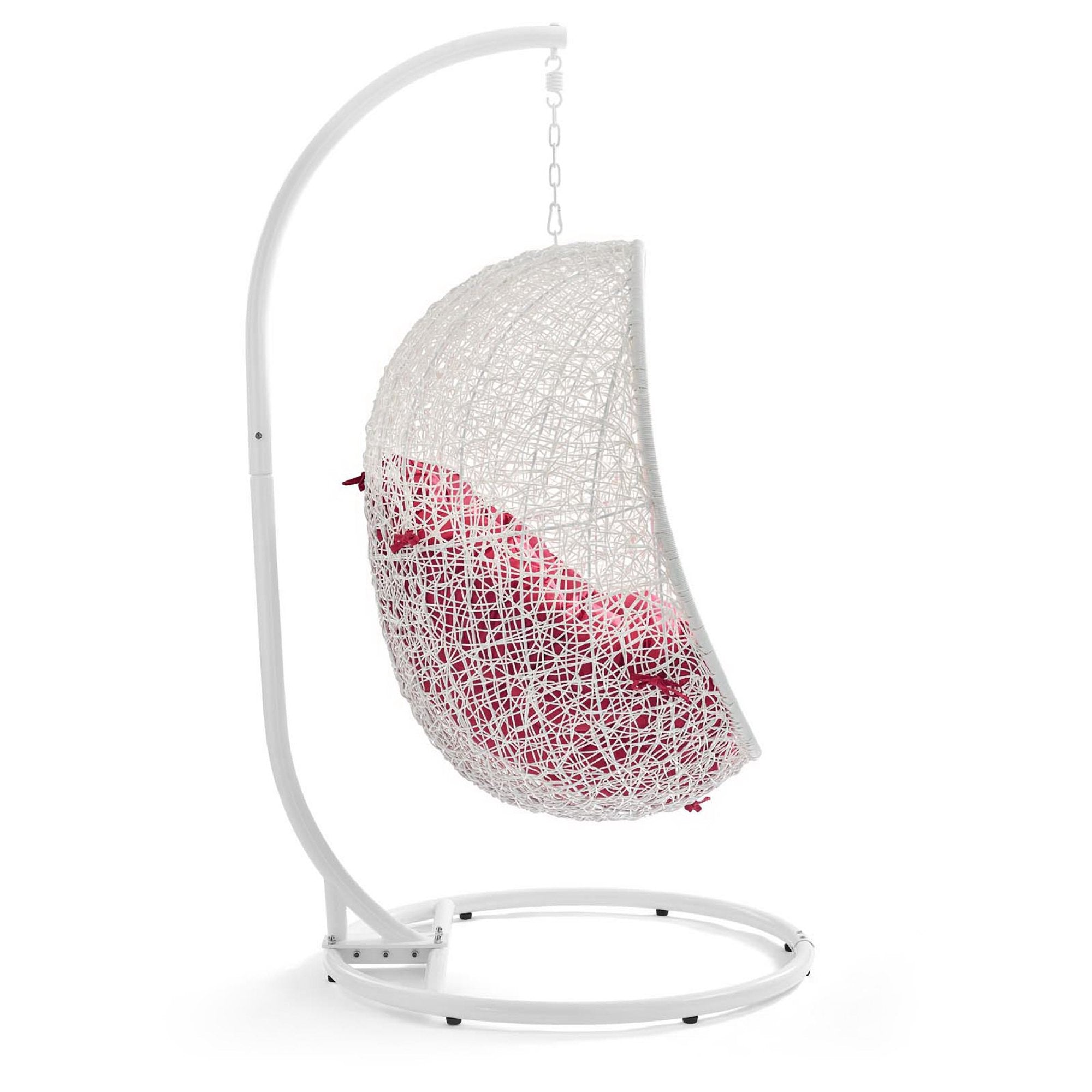 Modway Hide Outdoor Patio Swing Chair With Stand