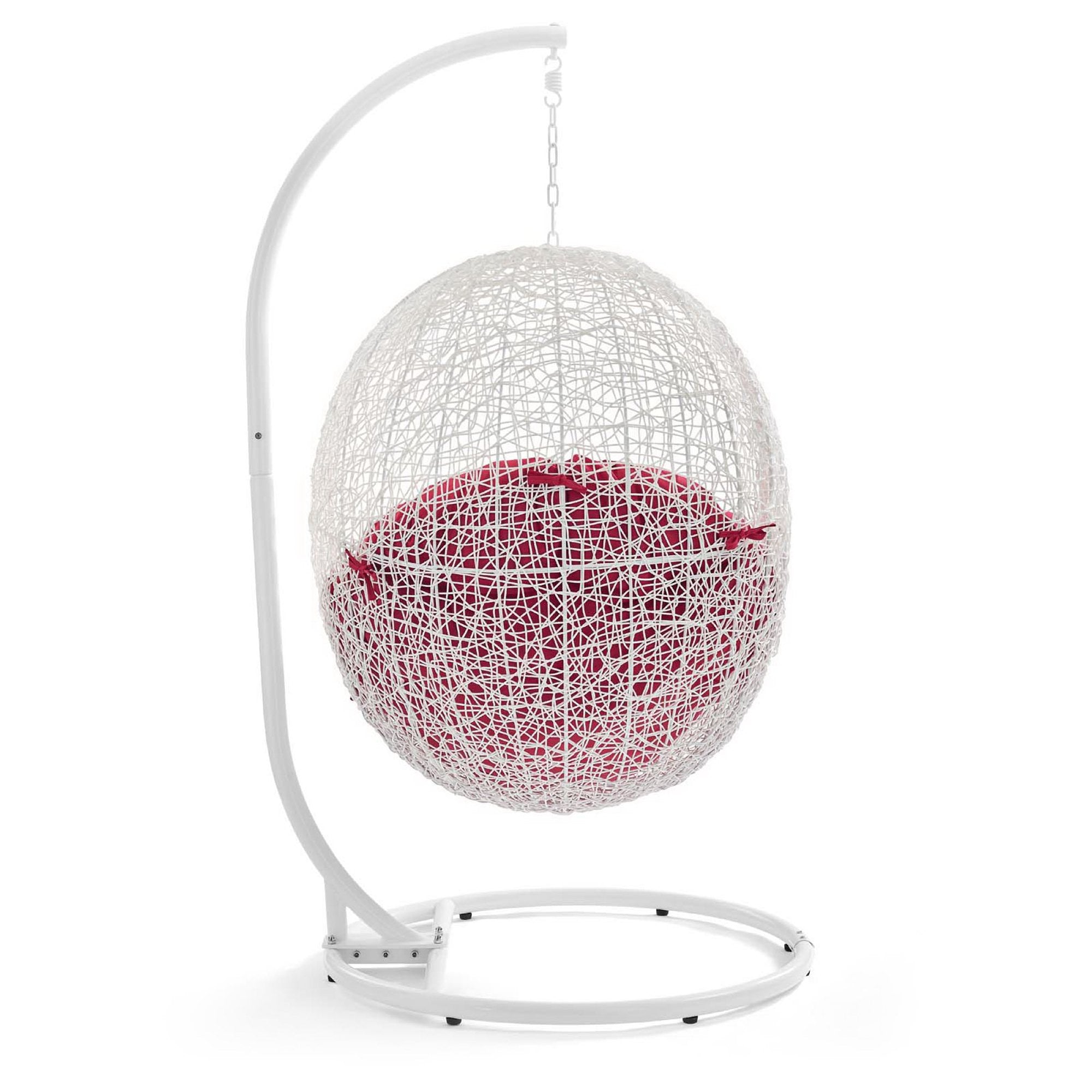 Modway Hide Outdoor Patio Swing Chair With Stand