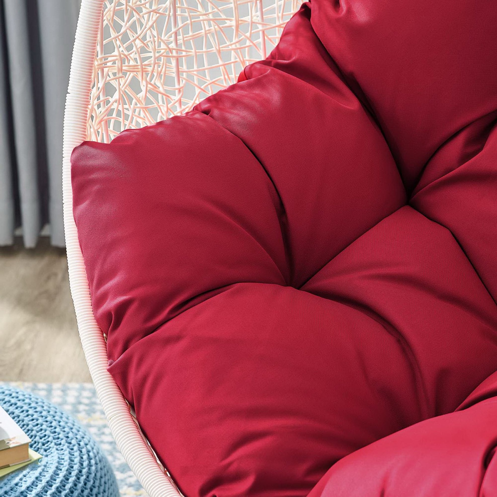 Modway Hide Outdoor Patio Swing Chair With Stand