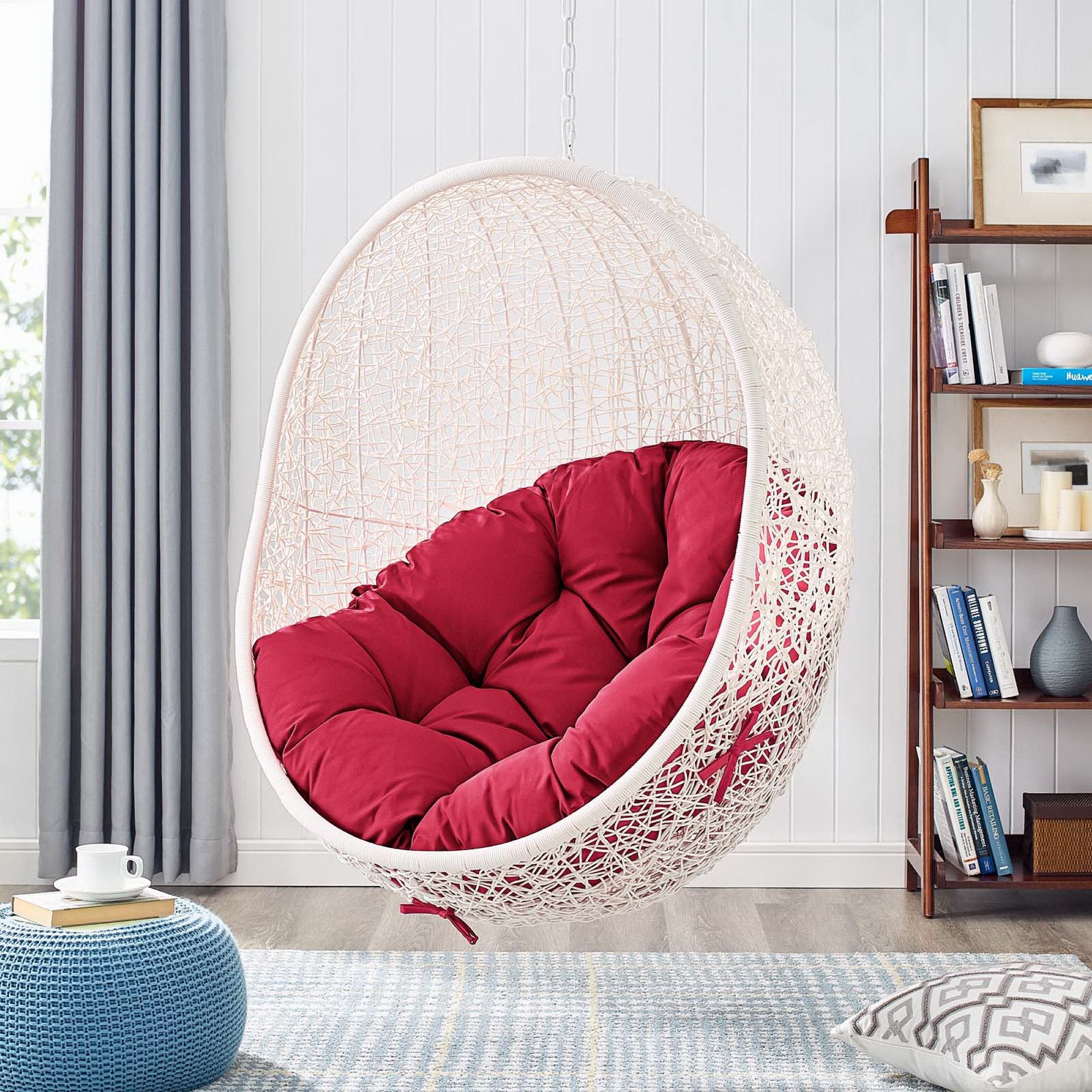 Modway Hide Outdoor Patio Swing Chair With Stand