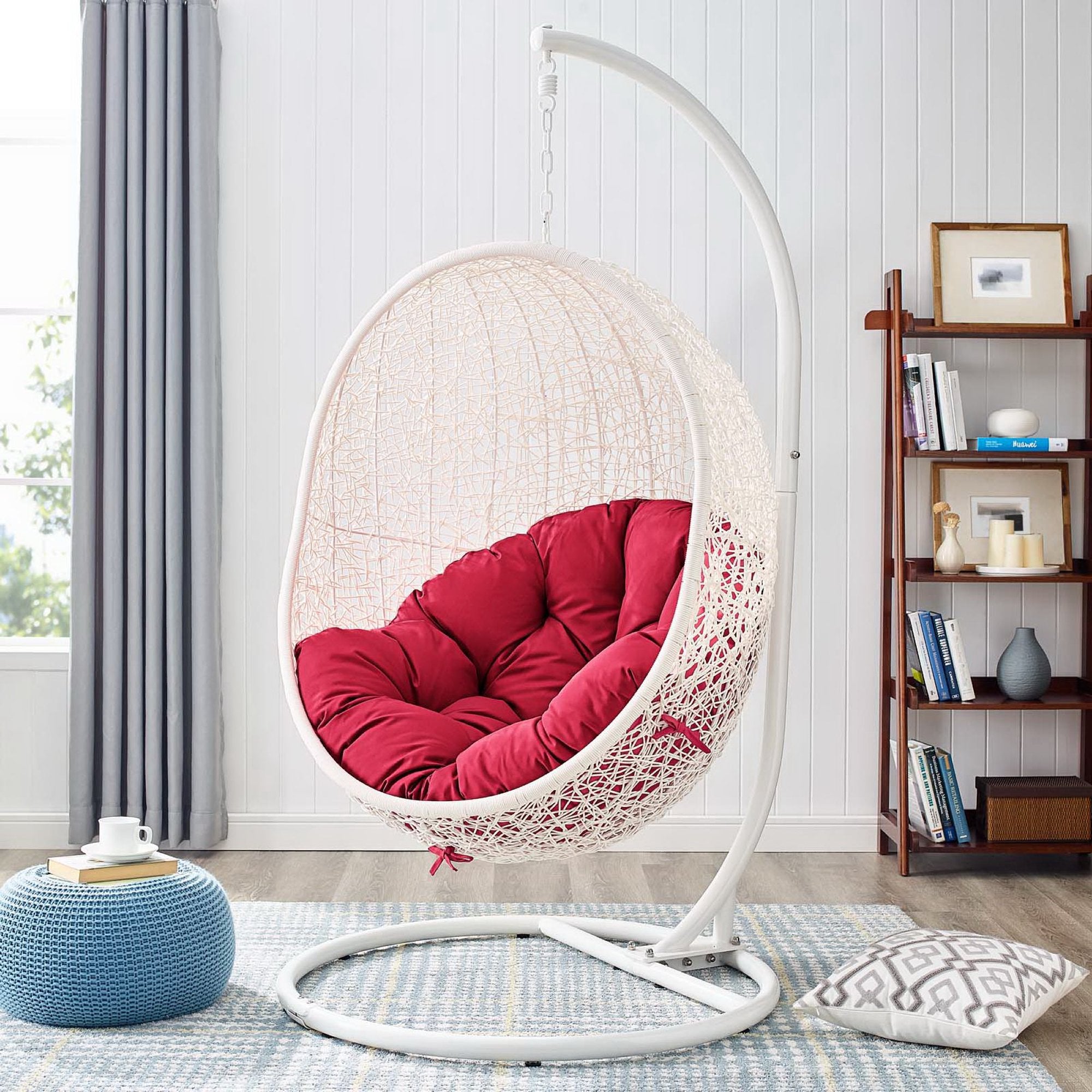 Modway Hide Outdoor Patio Swing Chair With Stand