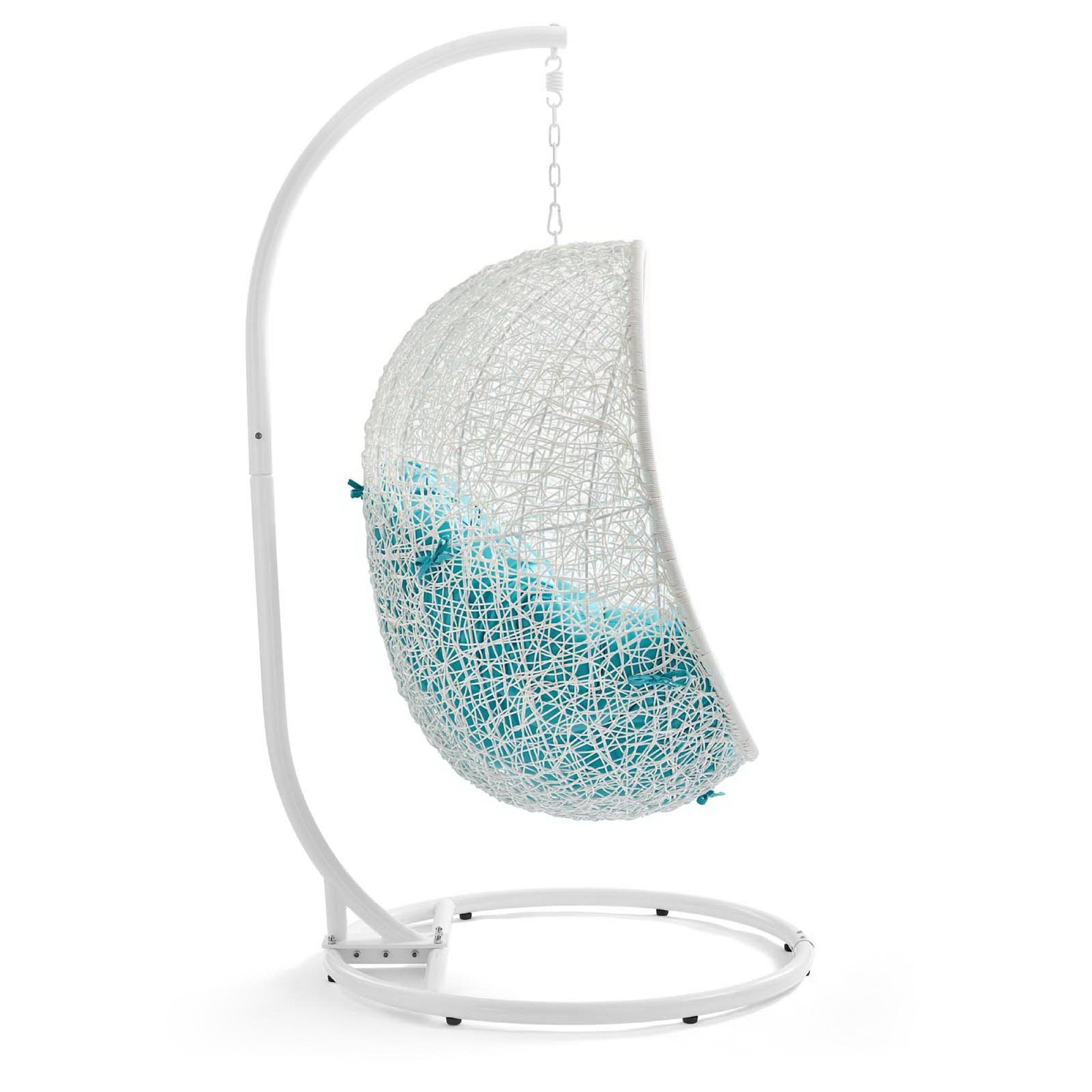 Modway Hide Outdoor Patio Swing Chair With Stand