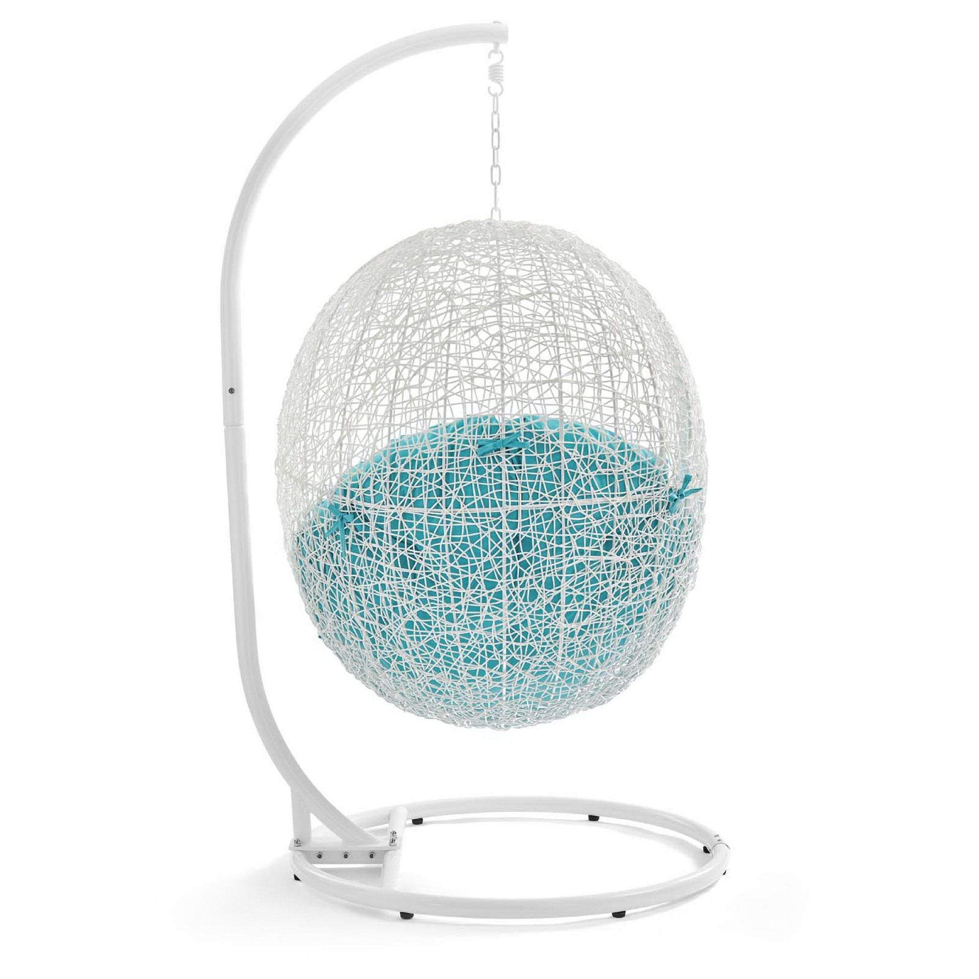 Modway Hide Outdoor Patio Swing Chair With Stand