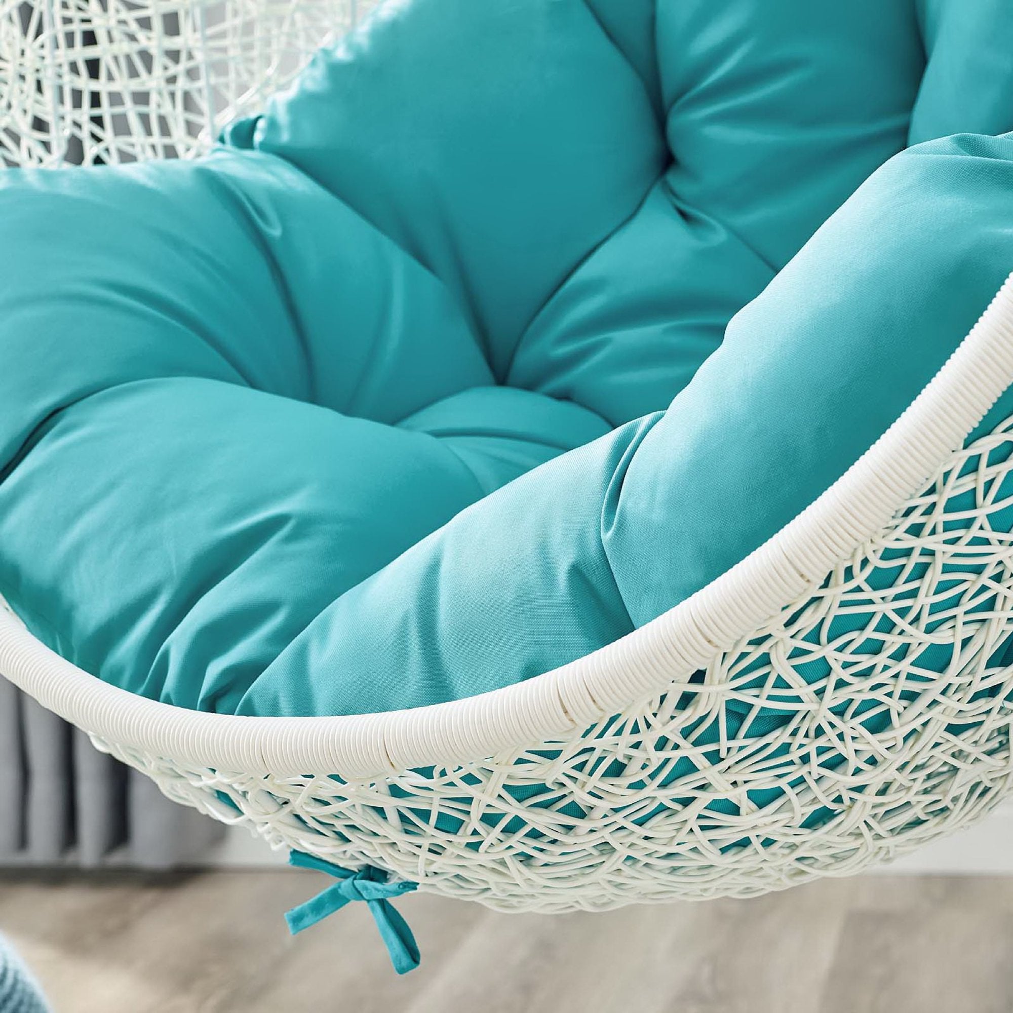 Modway Hide Outdoor Patio Swing Chair With Stand