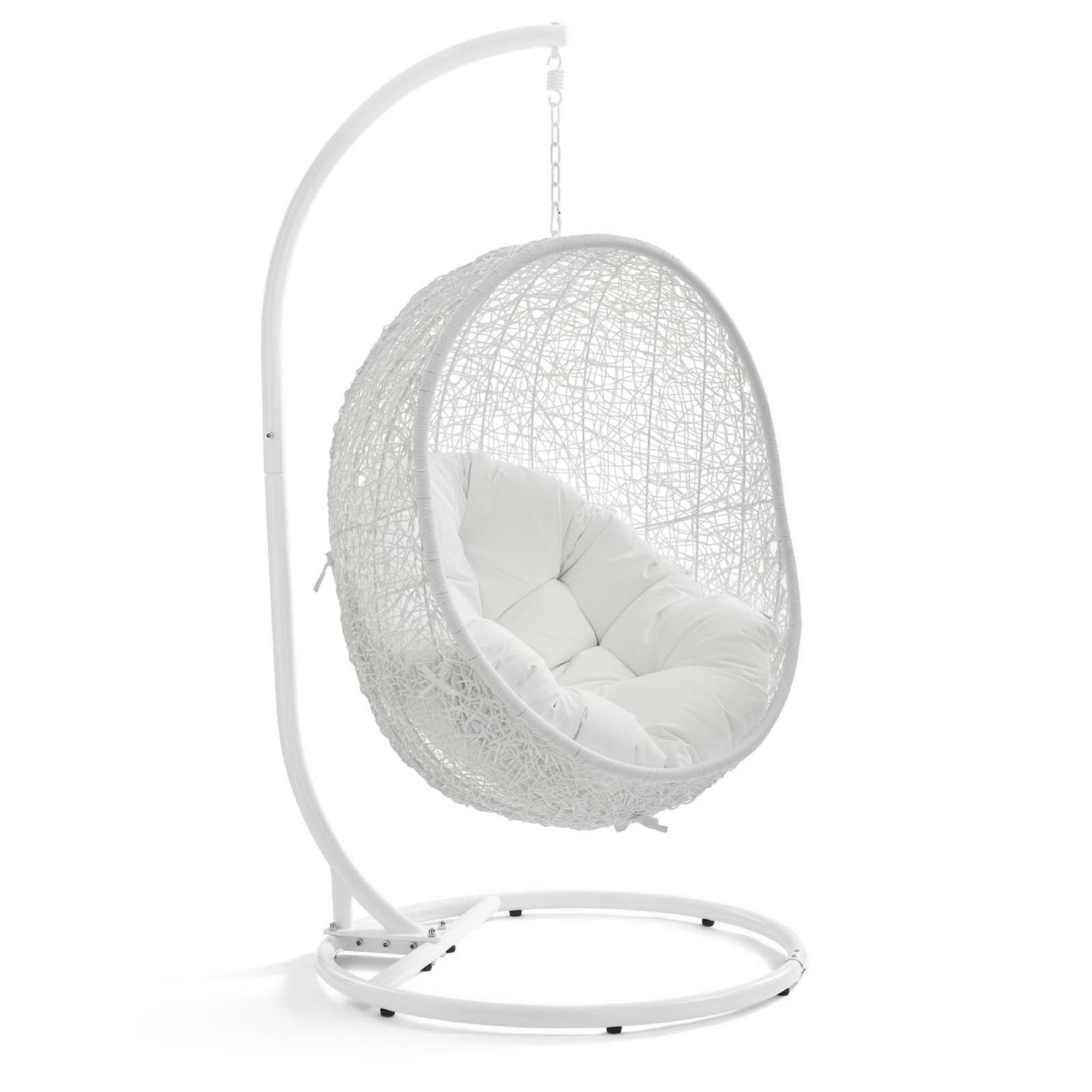 Modway Hide Outdoor Patio Swing Chair With Stand