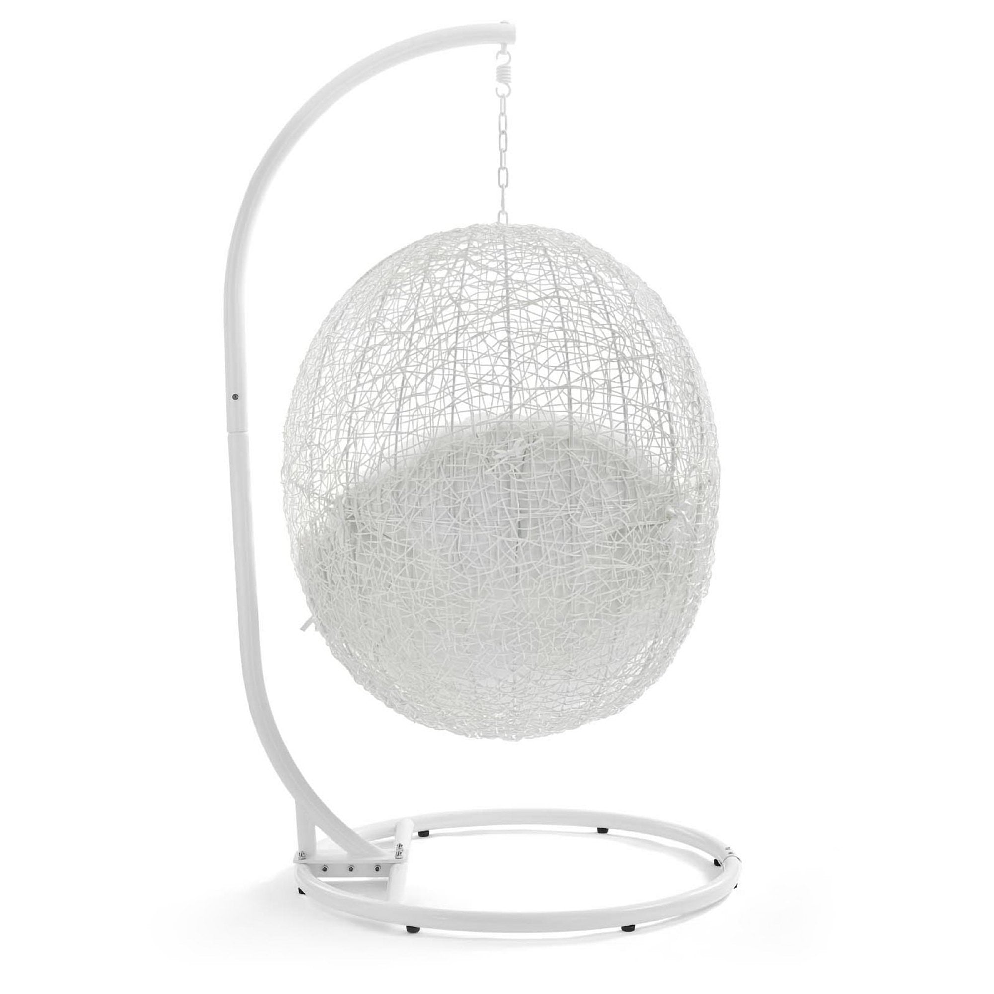 Modway Hide Outdoor Patio Swing Chair With Stand