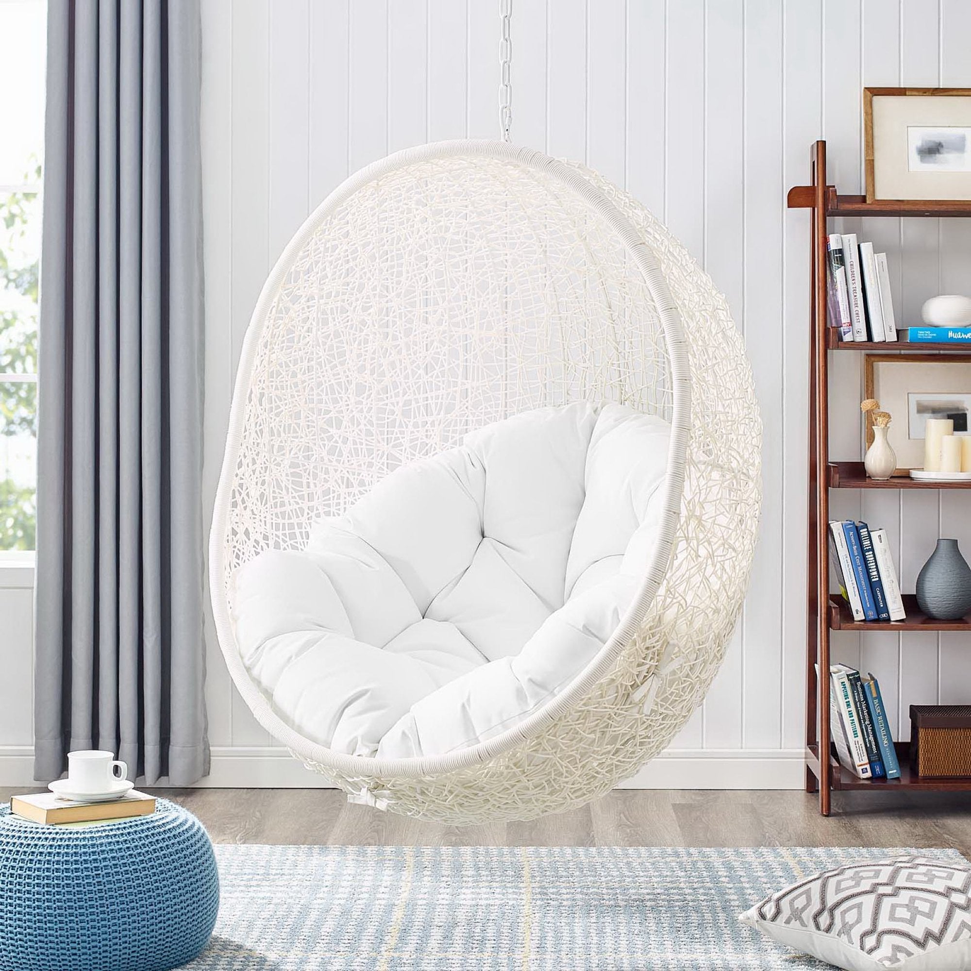 Modway Hide Outdoor Patio Swing Chair With Stand