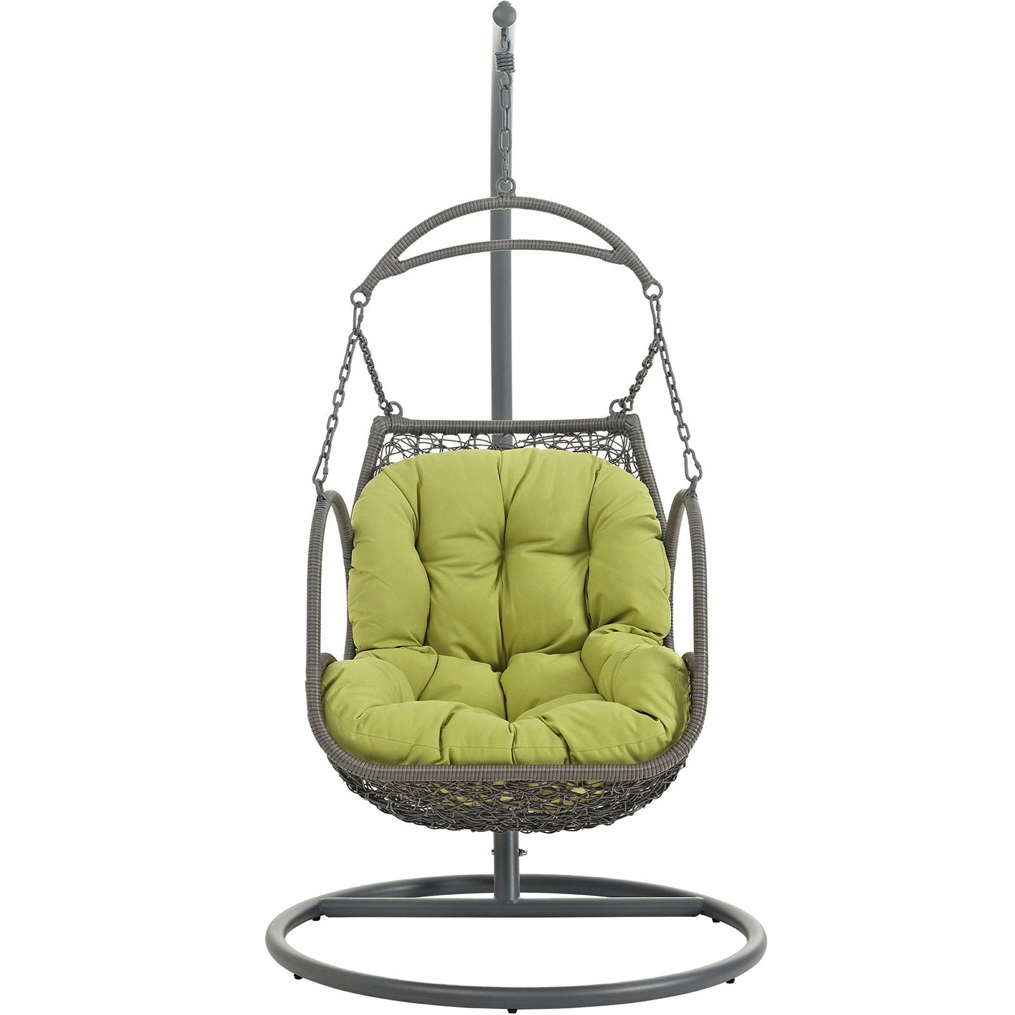 Modway Arbor Outdoor Patio Wood Swing Chair