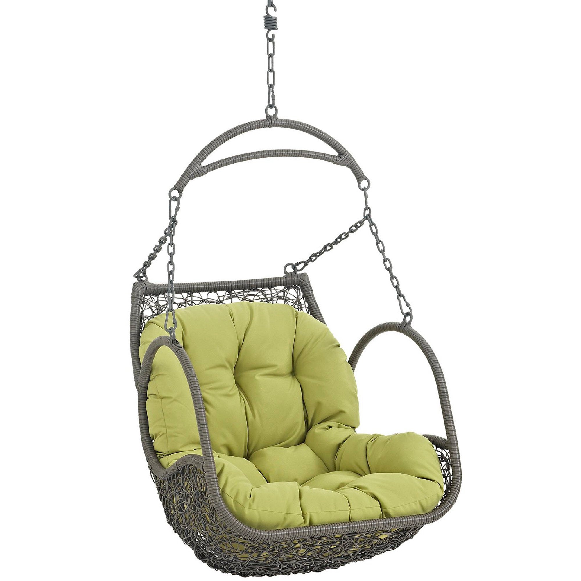 Modway Arbor Outdoor Patio Wood Swing Chair