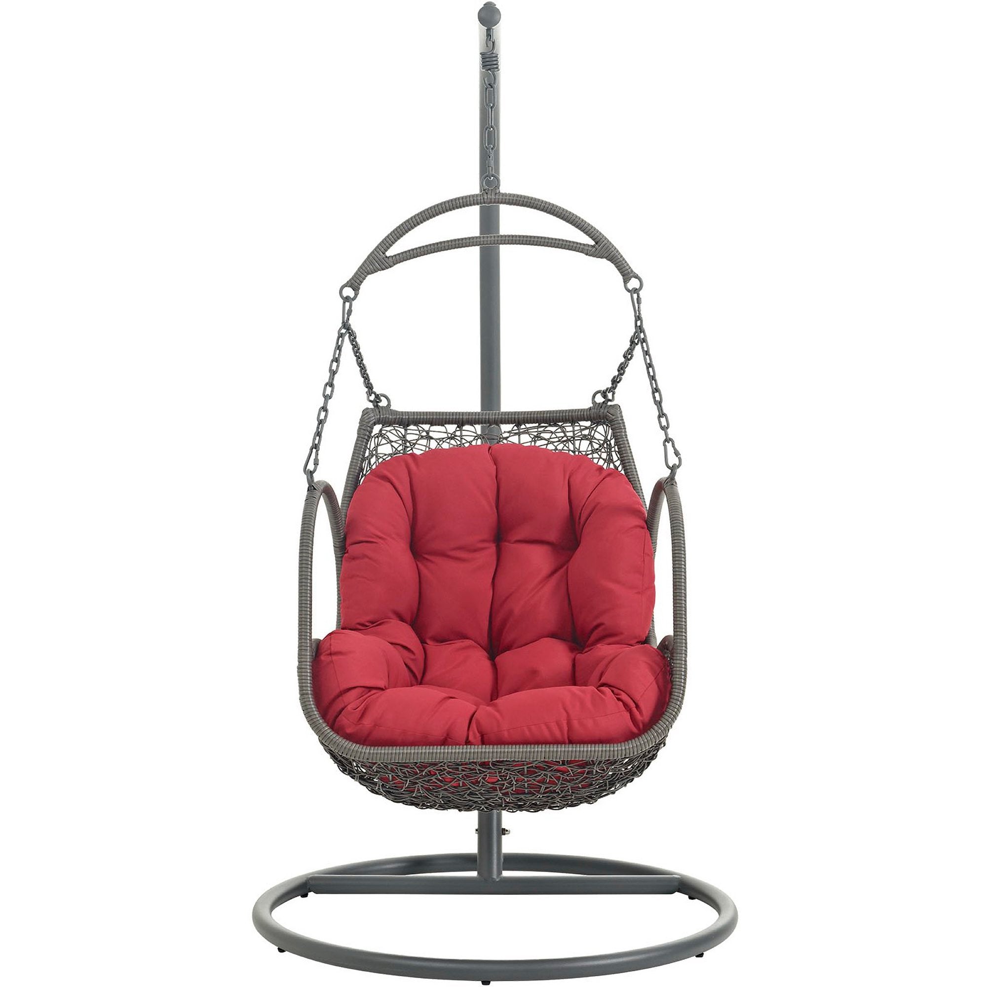 Modway Arbor Outdoor Patio Wood Swing Chair