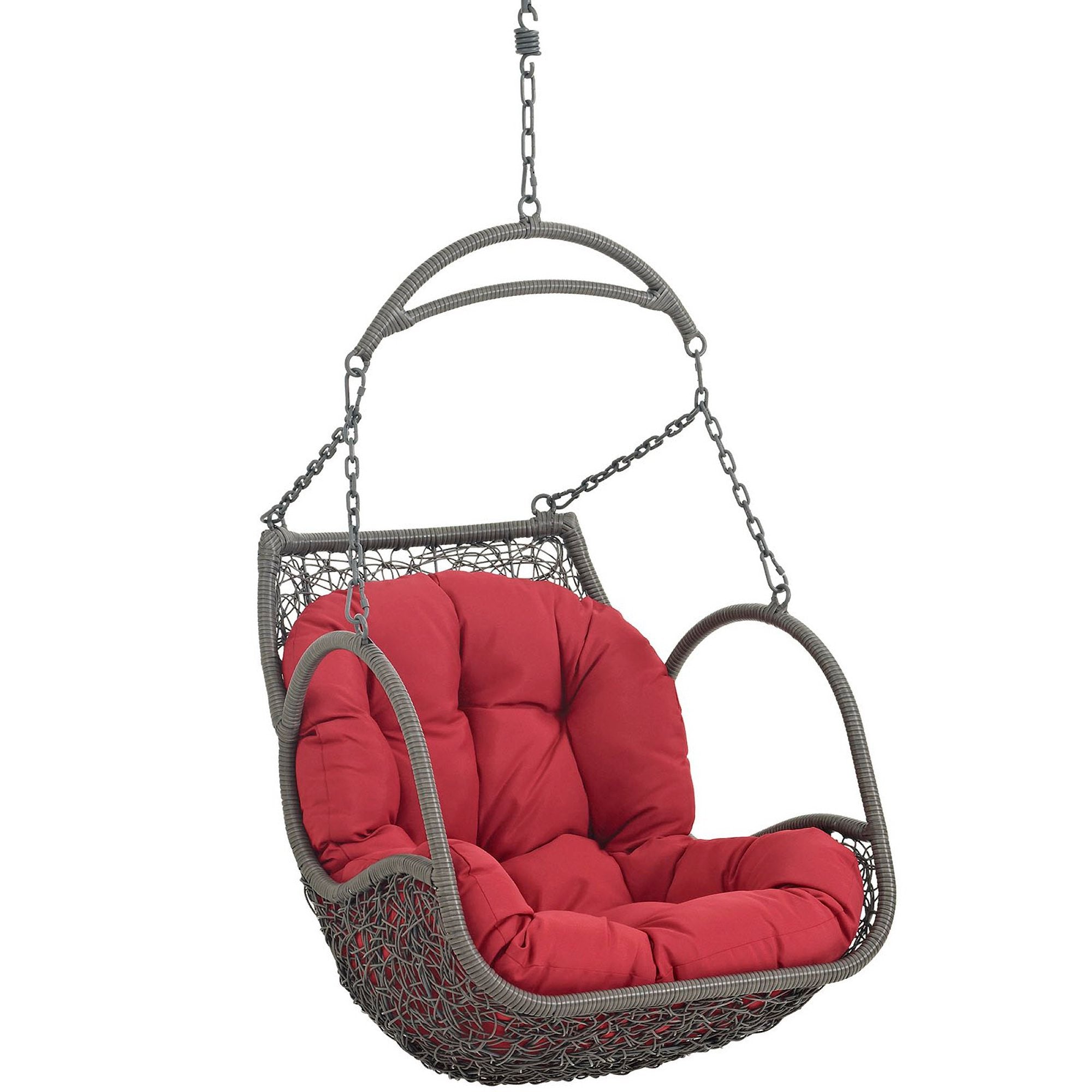 Modway Arbor Outdoor Patio Wood Swing Chair