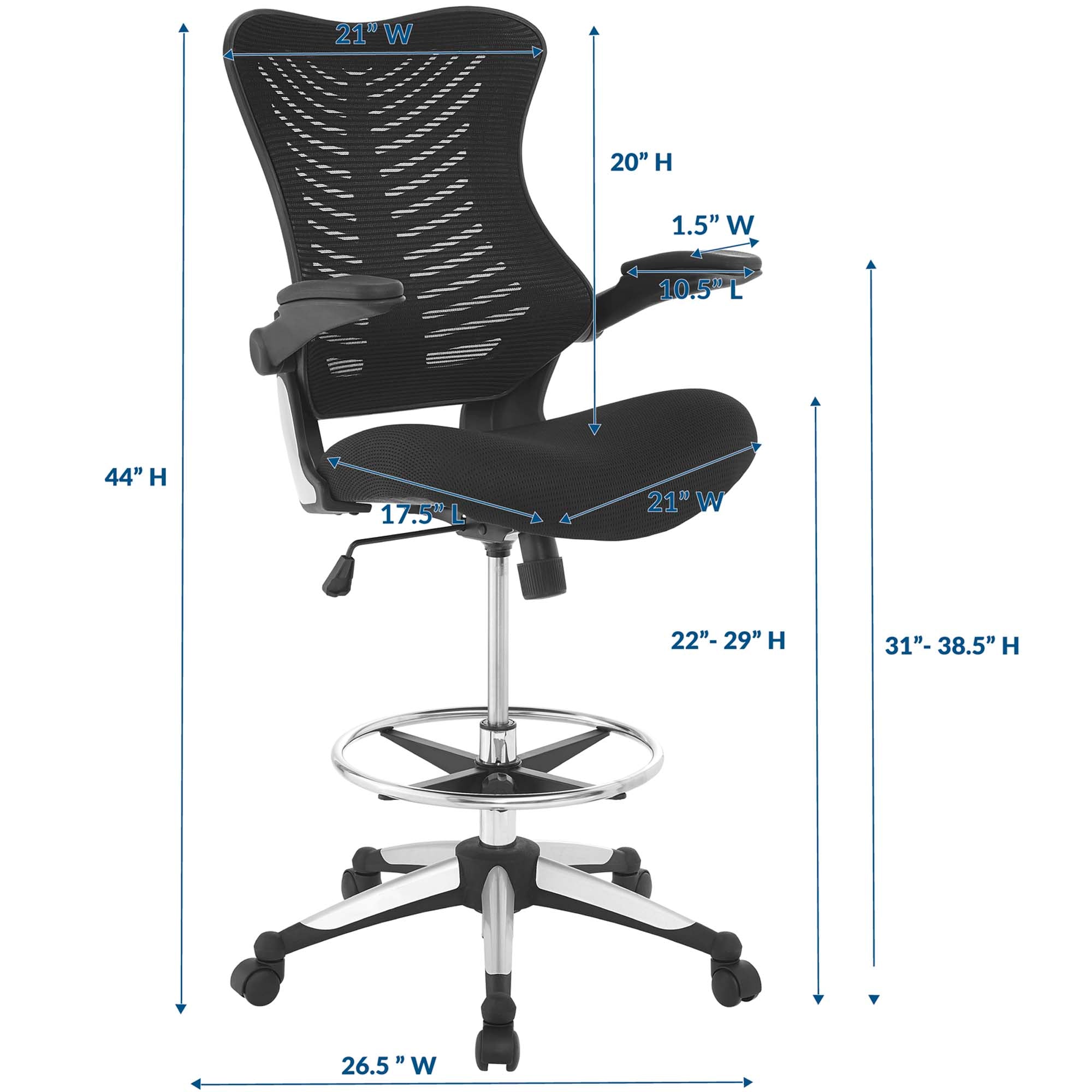 Modway Charge Drafting Chair