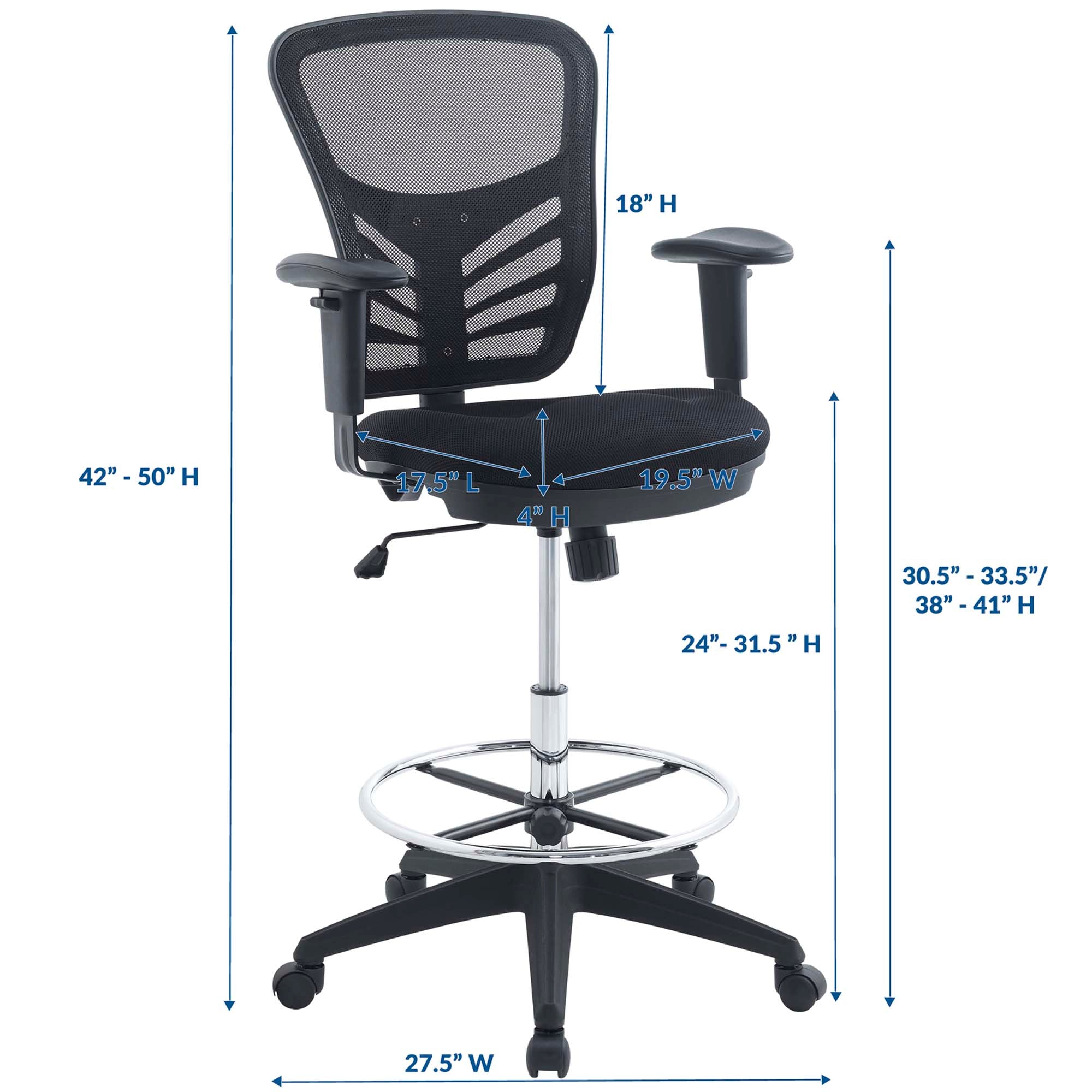 Modway Articulate Drafting Chair