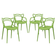 Modway Entangled Dining Set Set of 4