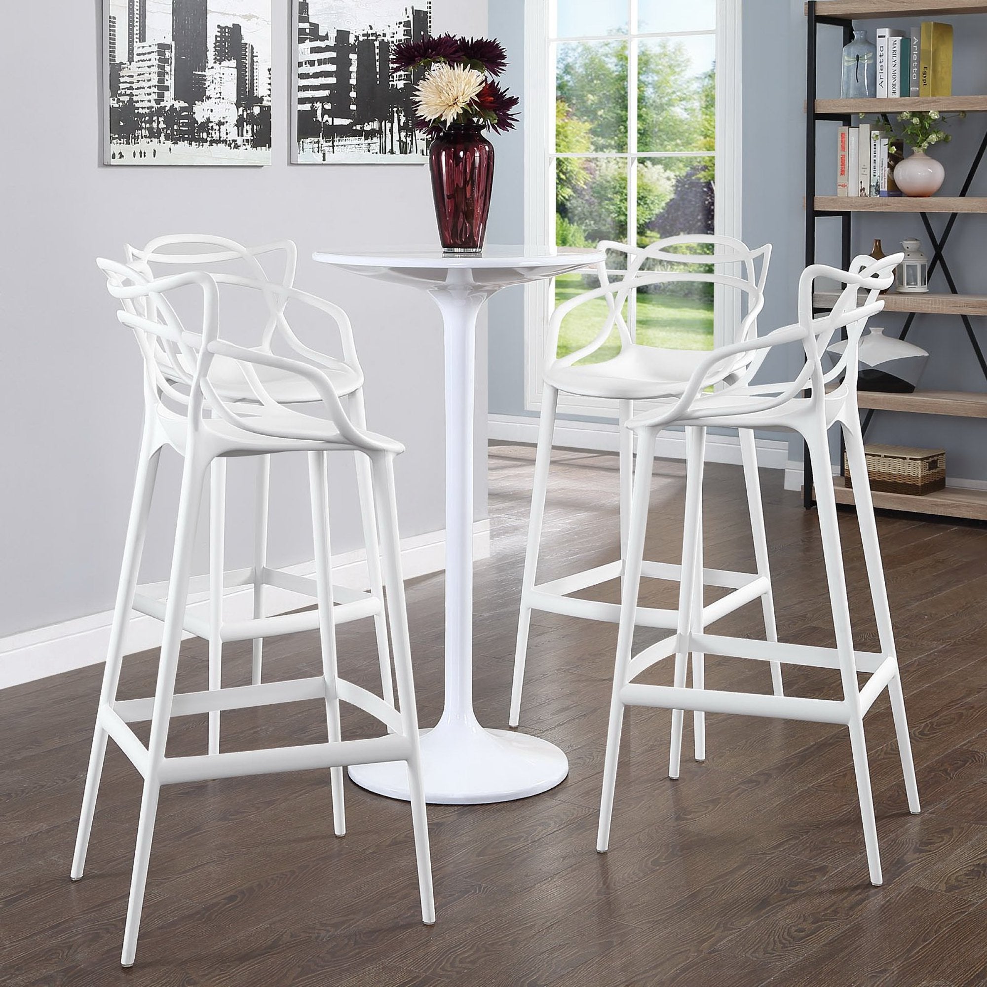 Modway Entangled Bar Stool Set of 4