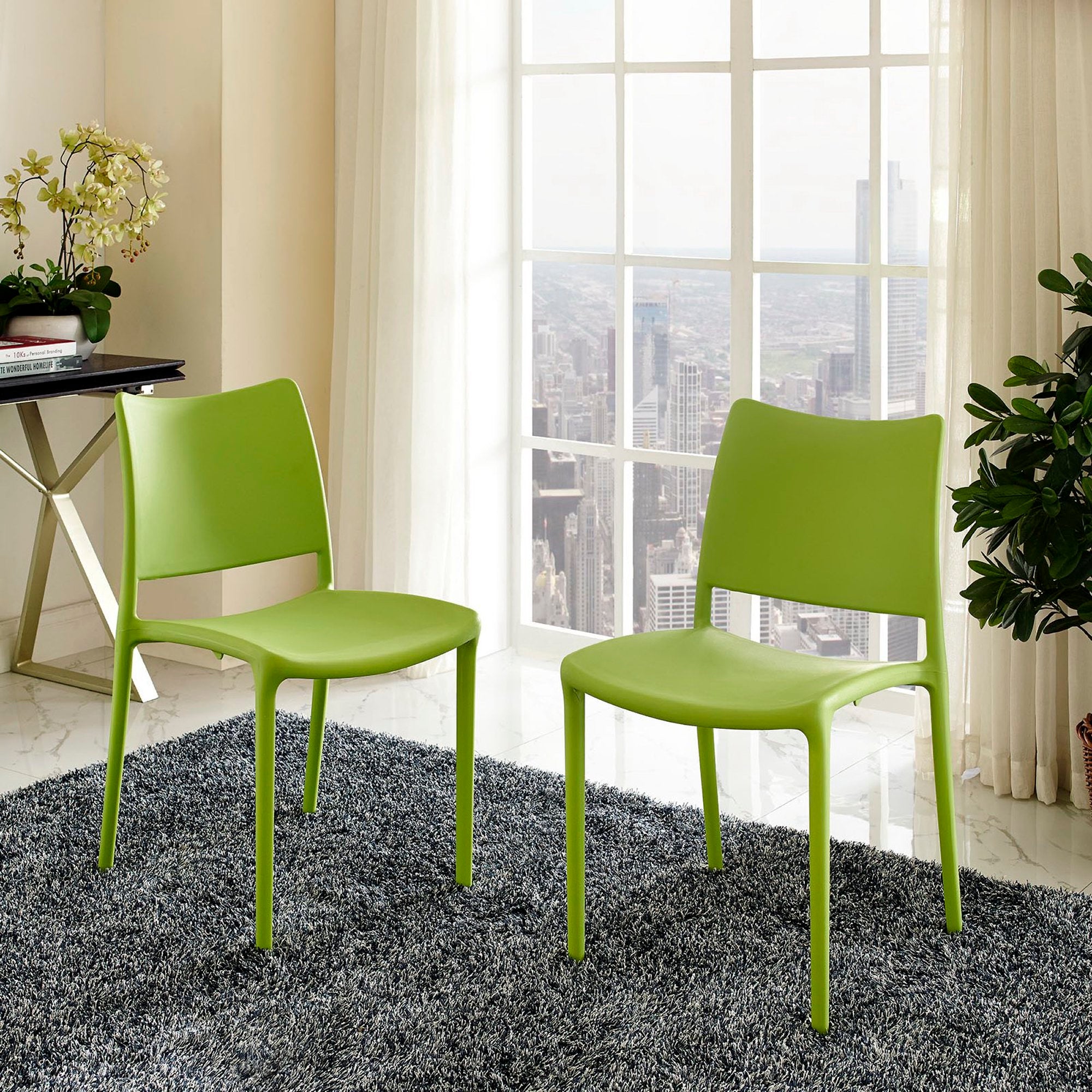 Modway Hipster Dining Side Chair Set of 2