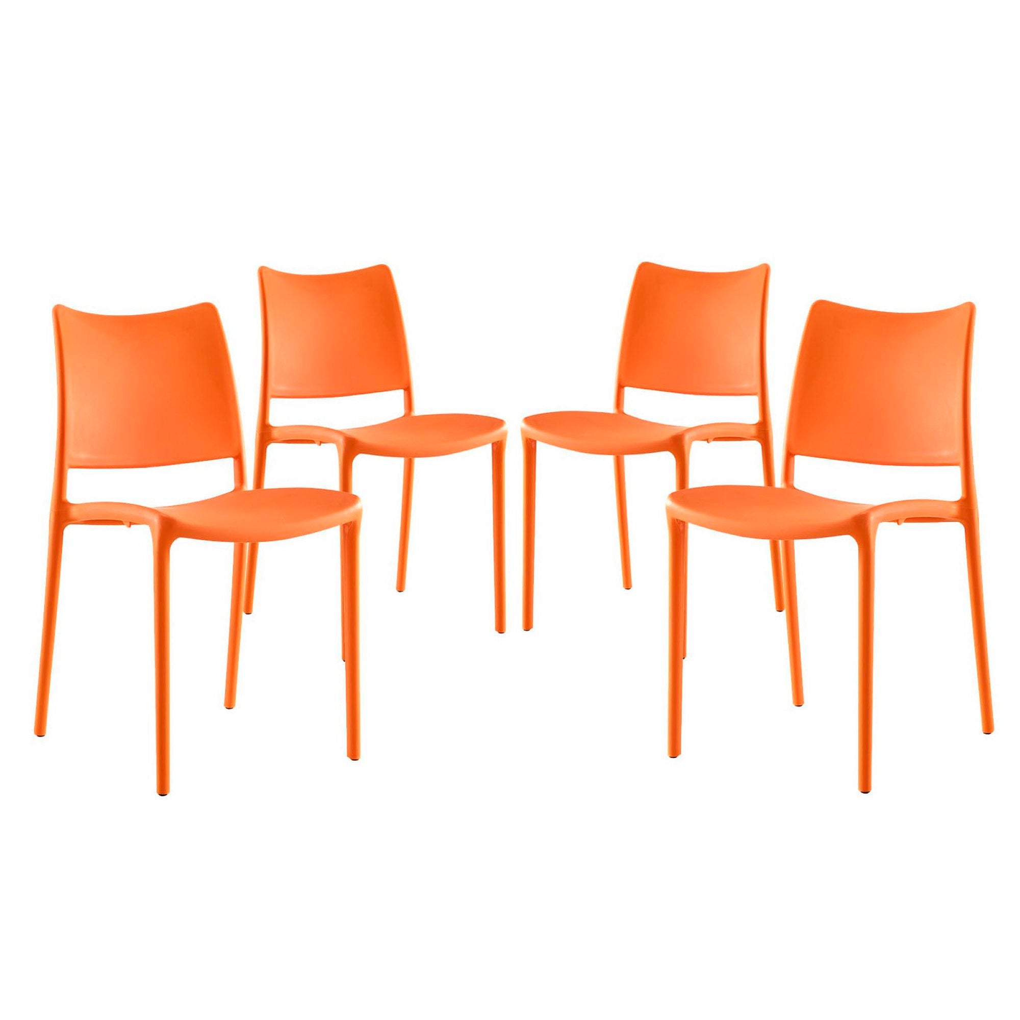 Modway Hipster Dining Side Chair Set of 4