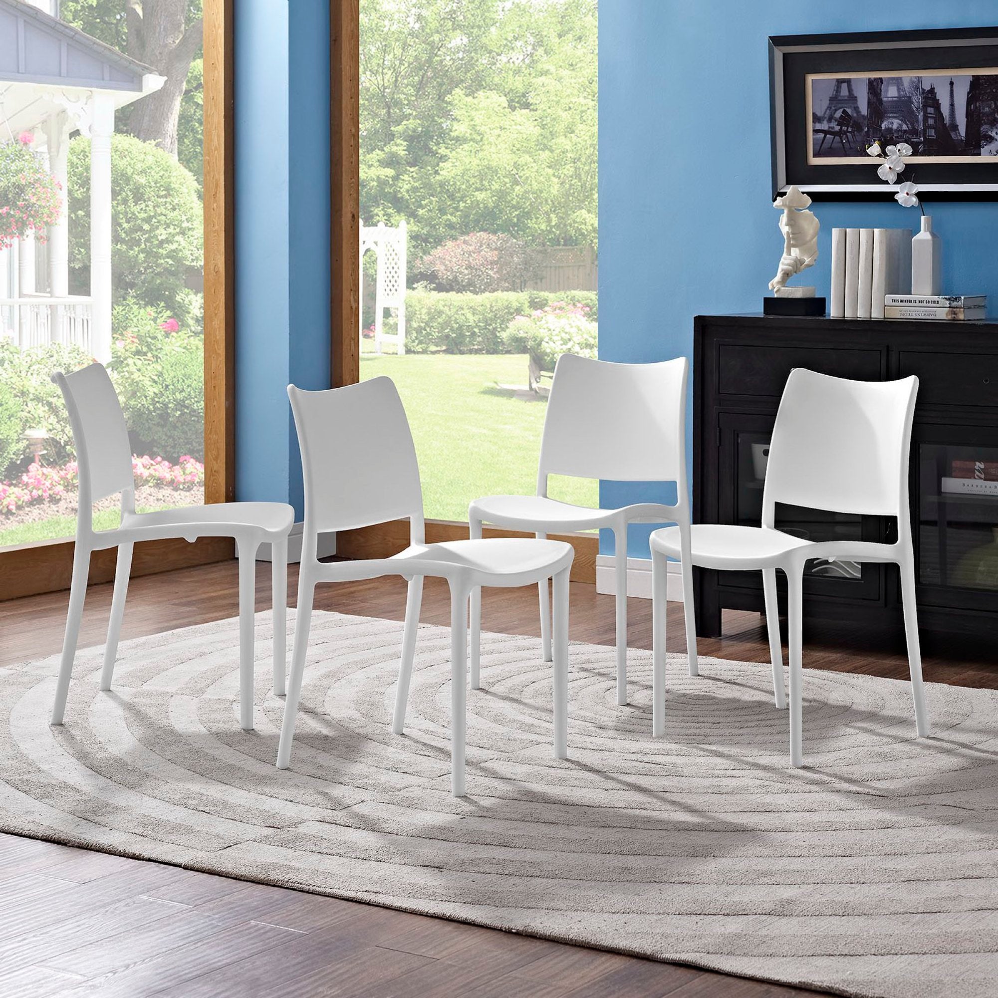 Modway Hipster Dining Side Chair Set of 4