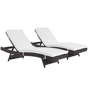 Modway Convene Outdoor Patio Chaise Set of 2