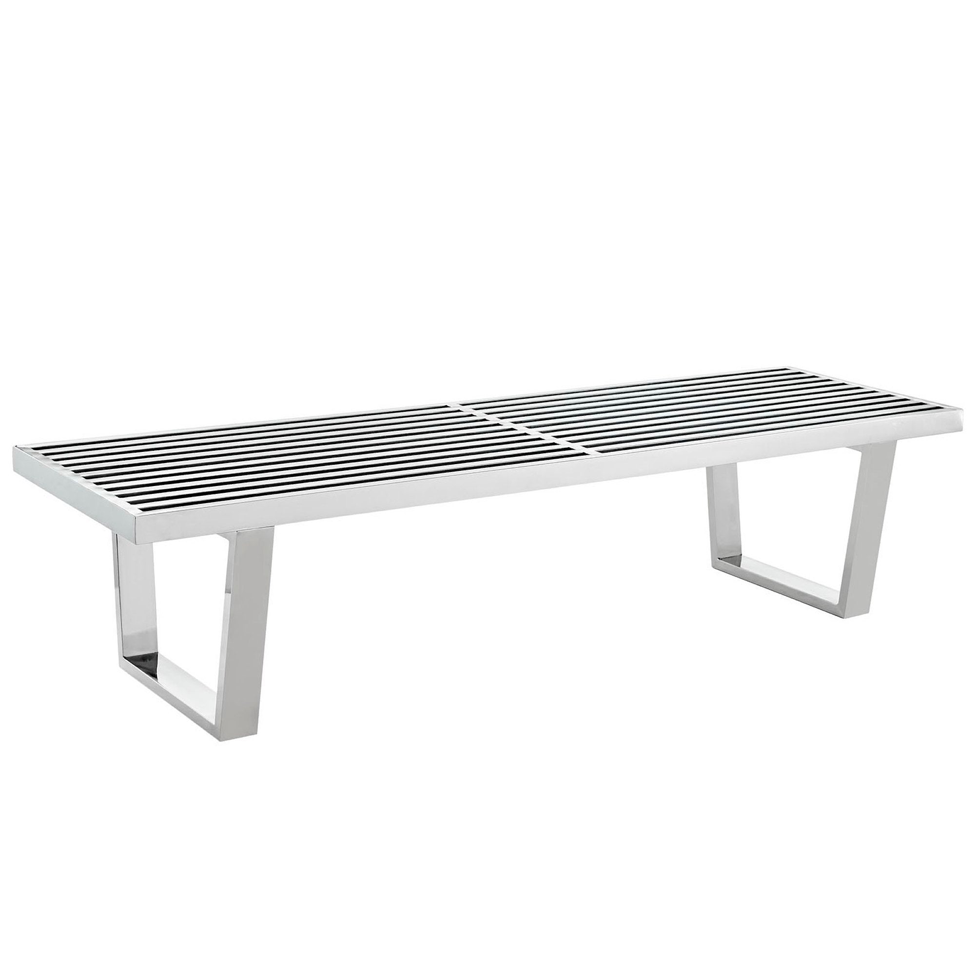 Modway Sauna 5' Stainless Steel Bench