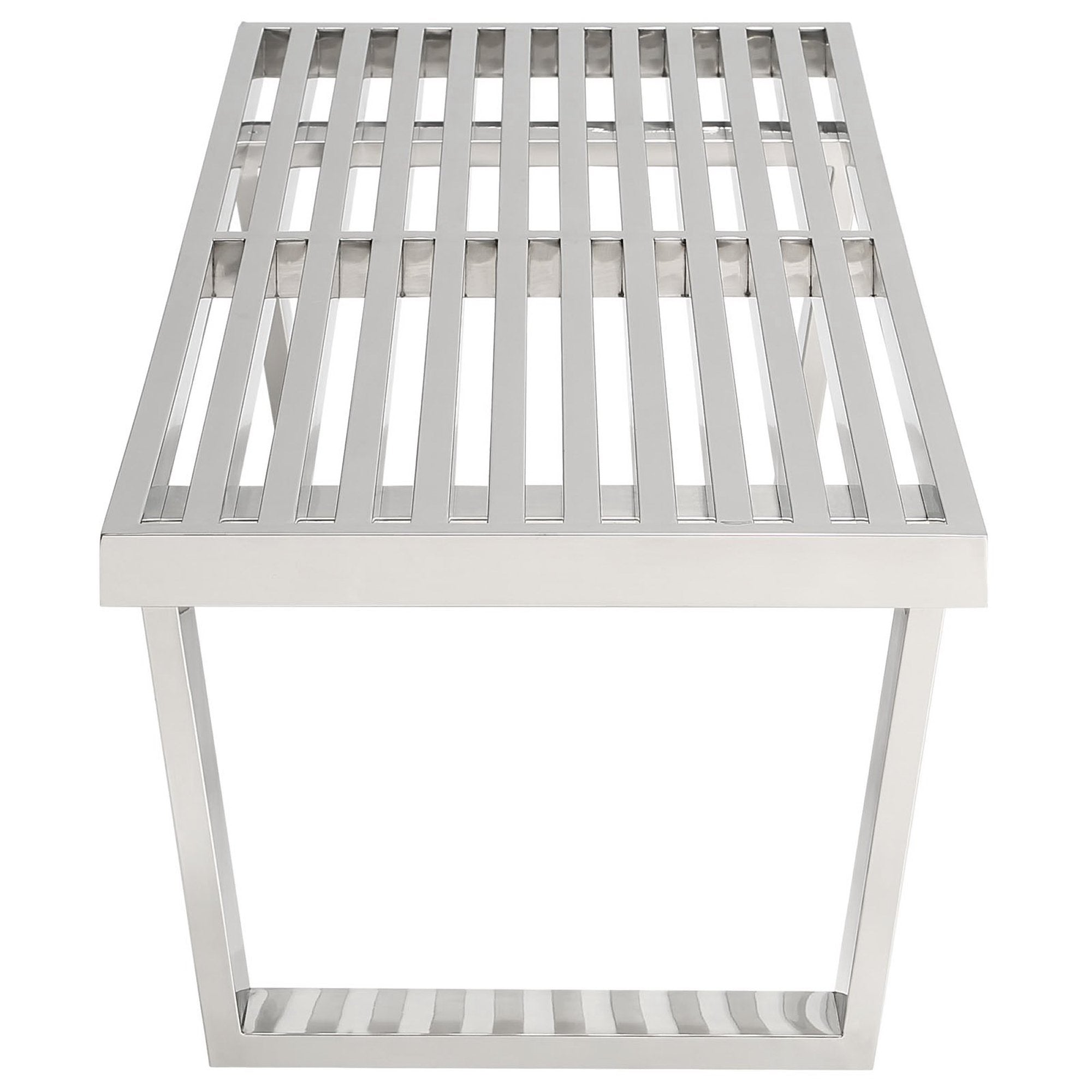 Modway Sauna 4' Stainless Steel Bench
