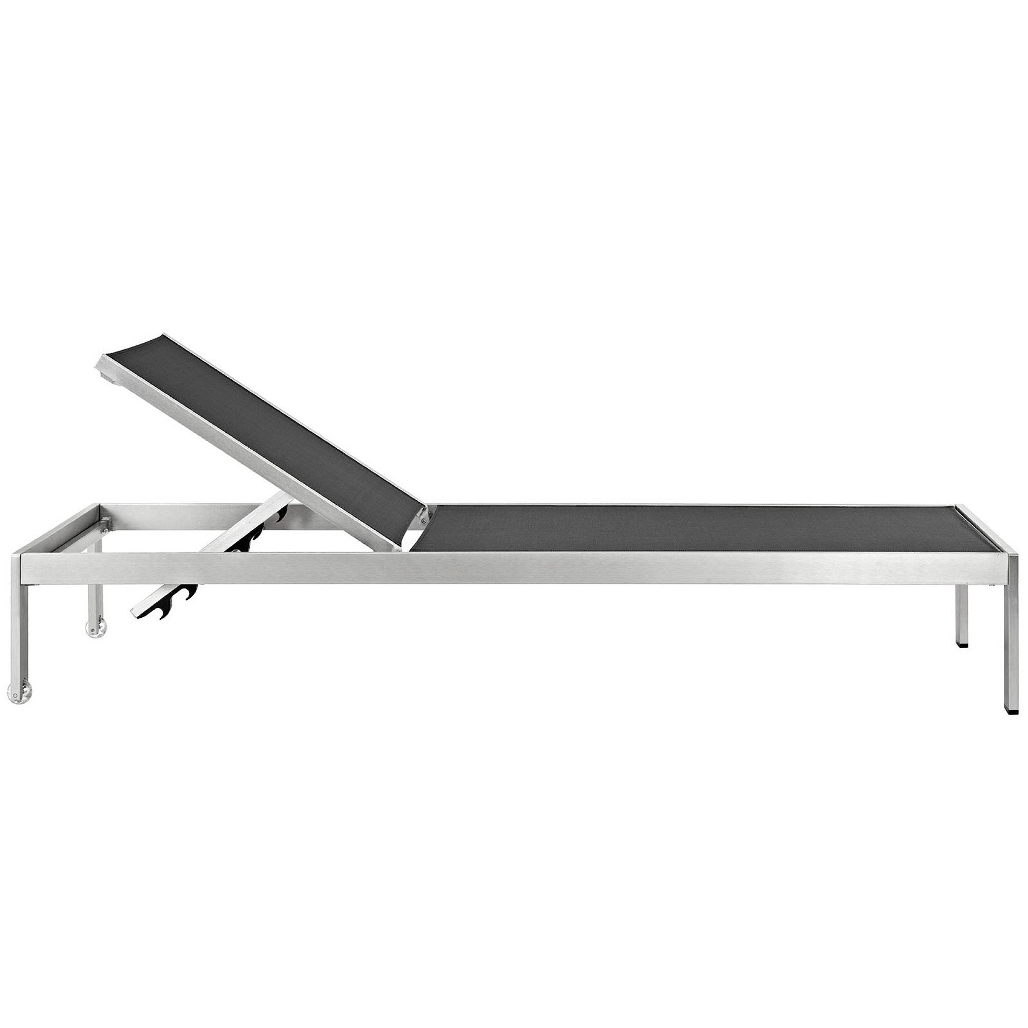 Modway Shore 3 Piece Outdoor Patio Aluminum Set