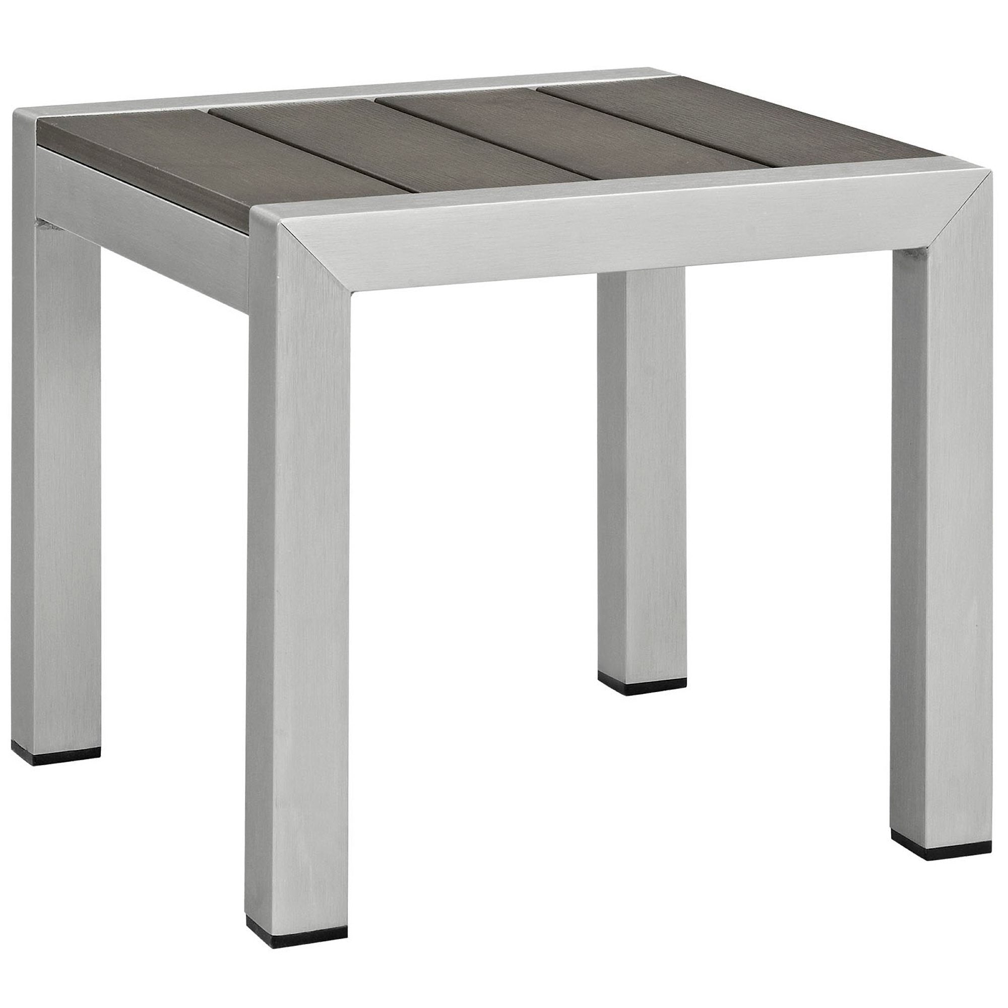 Modway Shore 3 Piece Outdoor Patio Aluminum Set