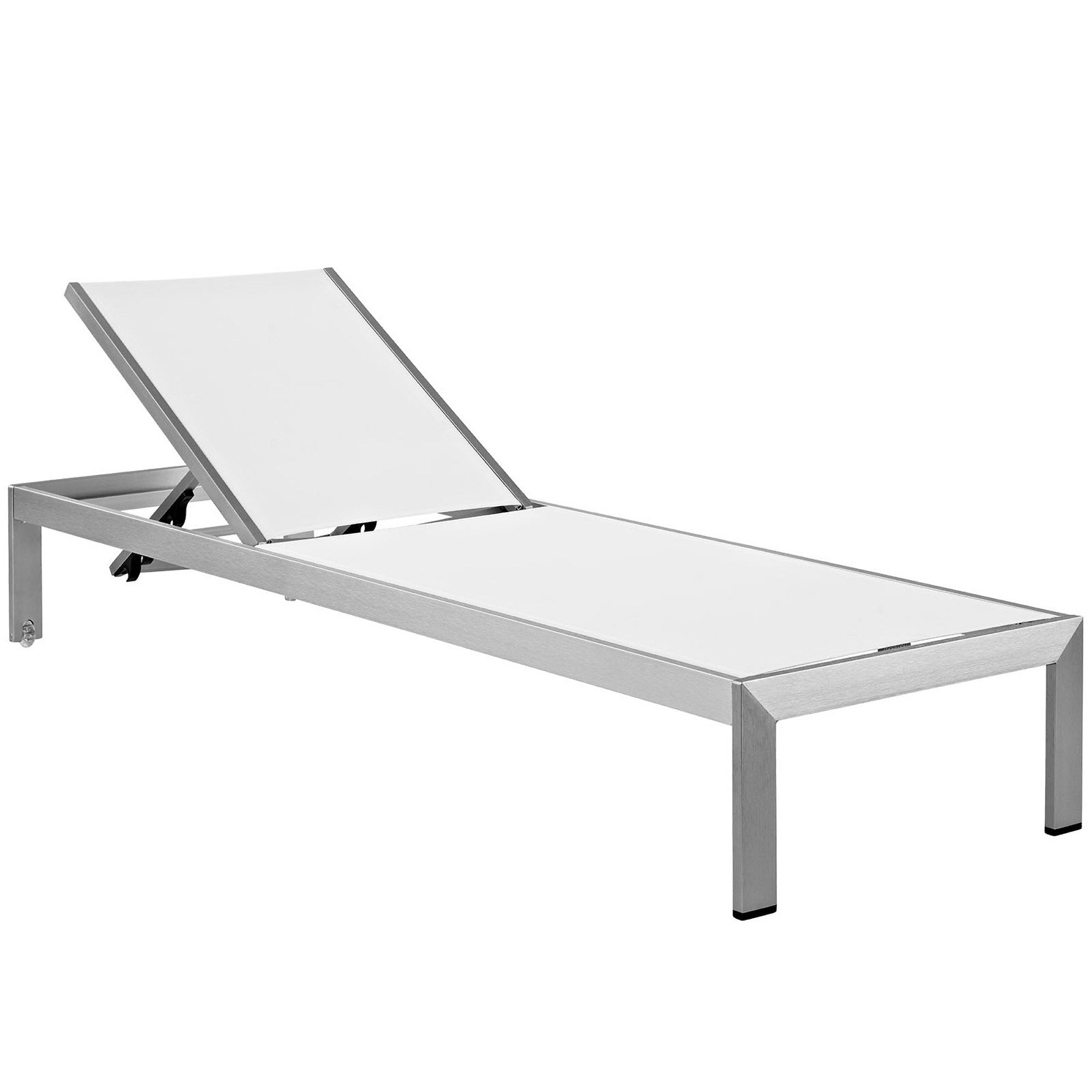 Modway Shore 3 Piece Outdoor Patio Aluminum Set