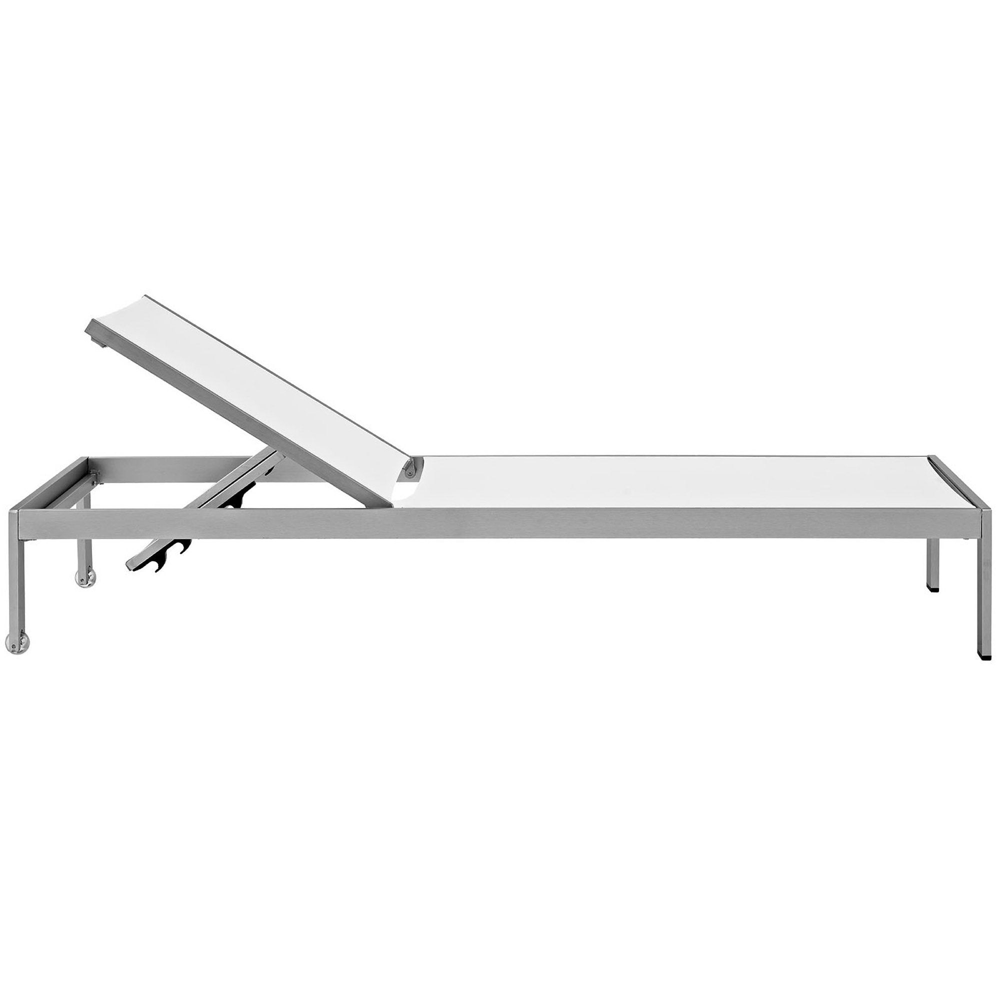 Modway Shore Outdoor Patio Aluminum Chaise Set of 2